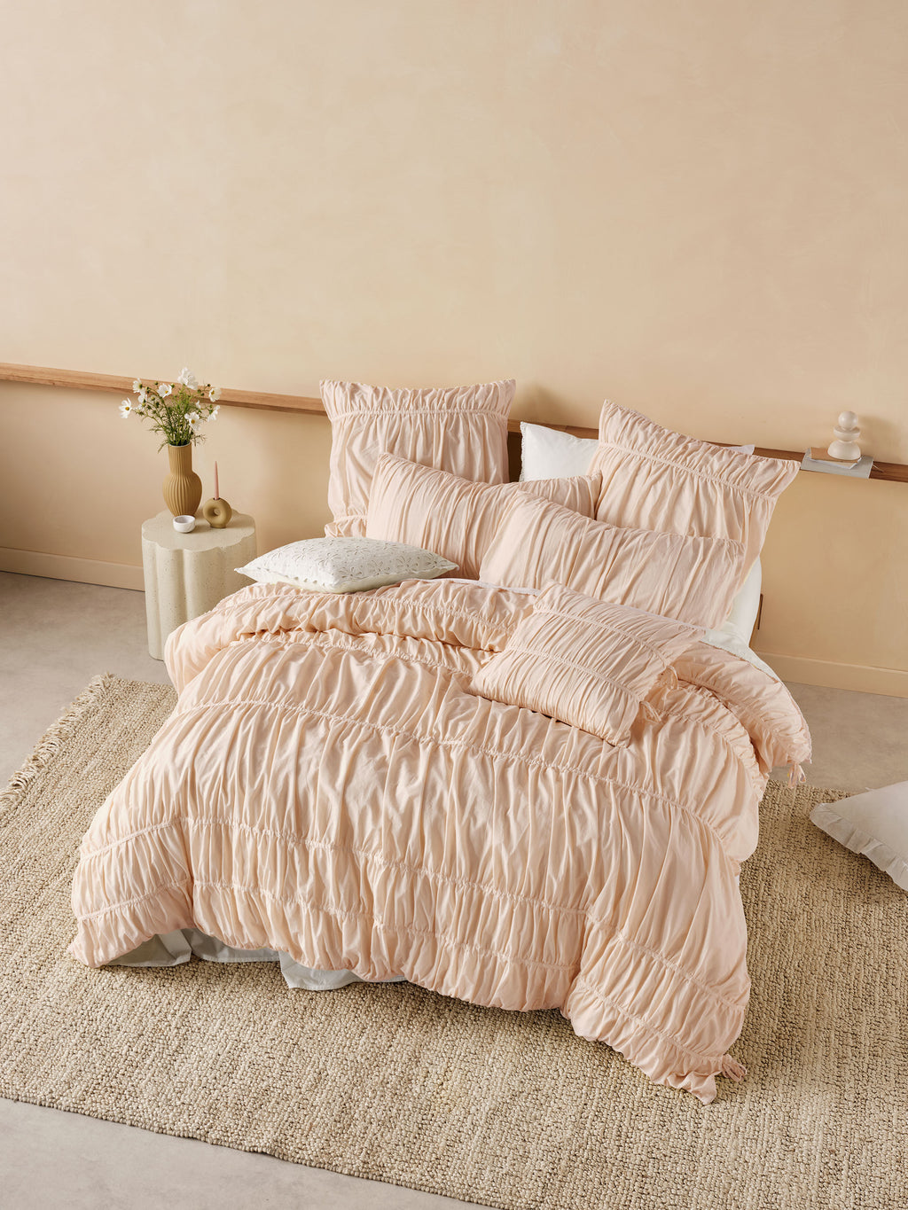 Layla Pink European Pillowcase
