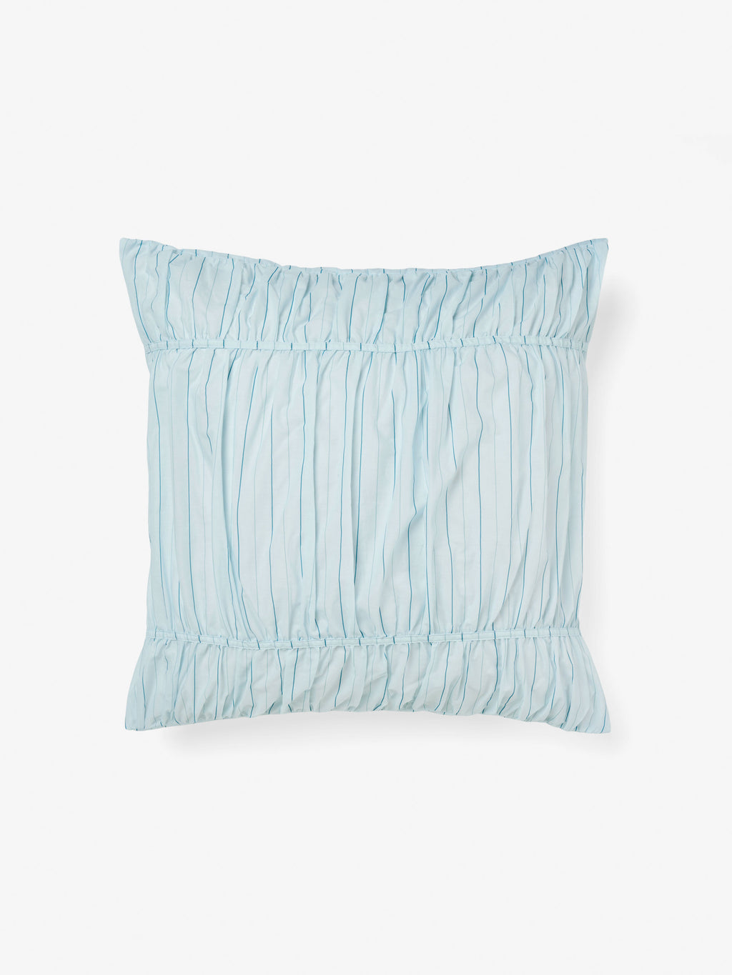 Layla Stripe Blue European Pillowcase