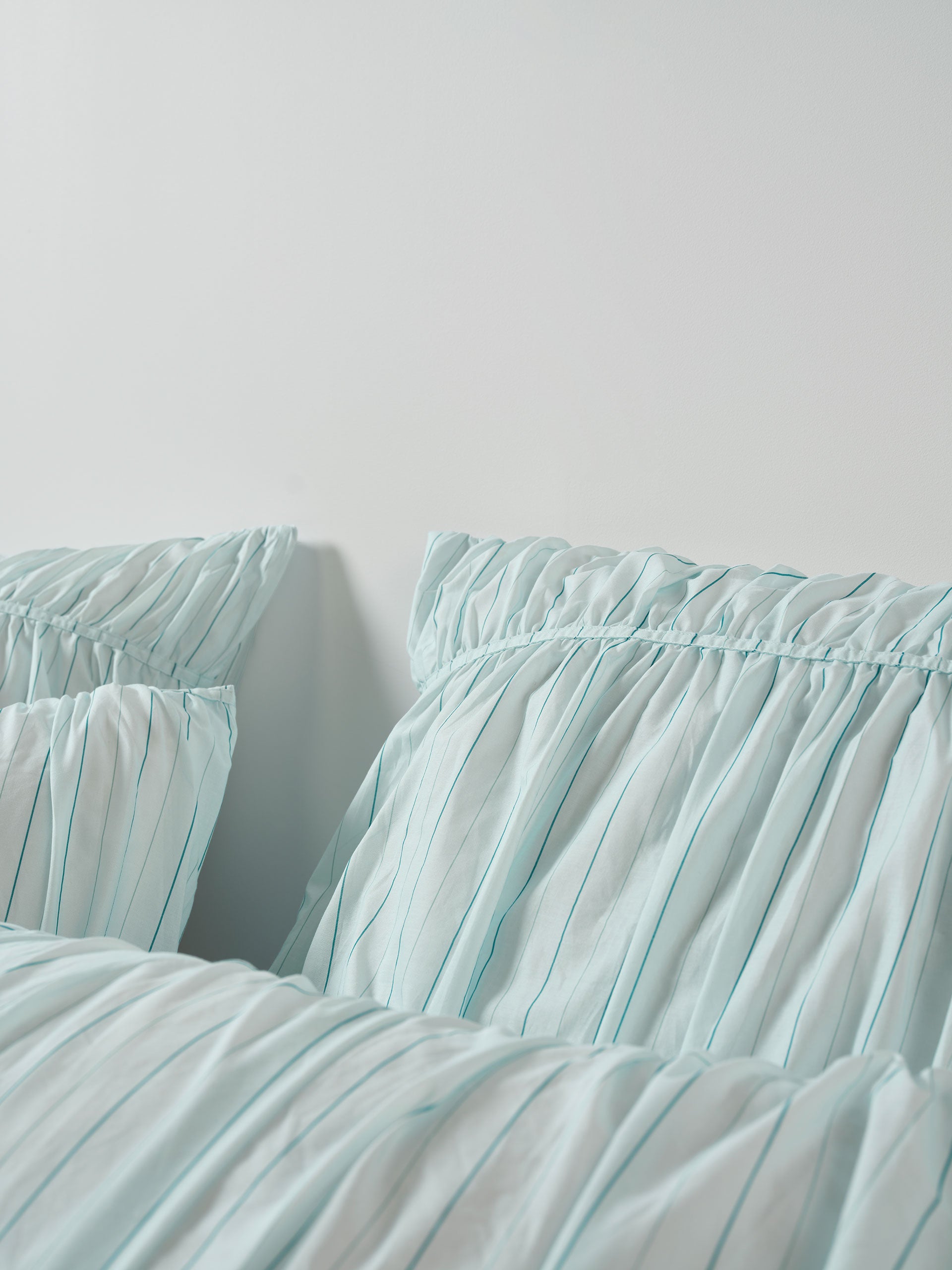 Layla Stripe Blue European Pillowcase