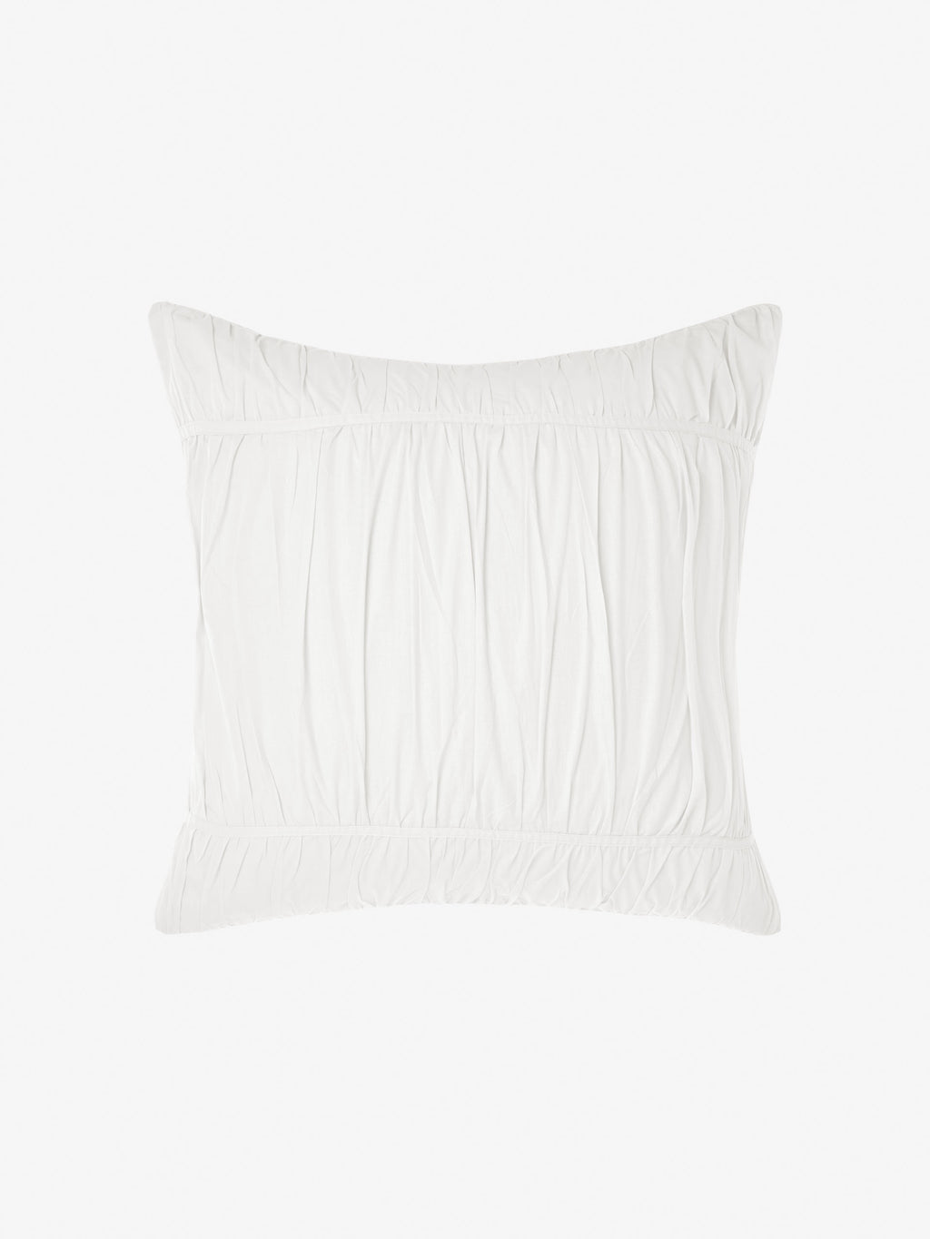 Layla White European Pillowcase