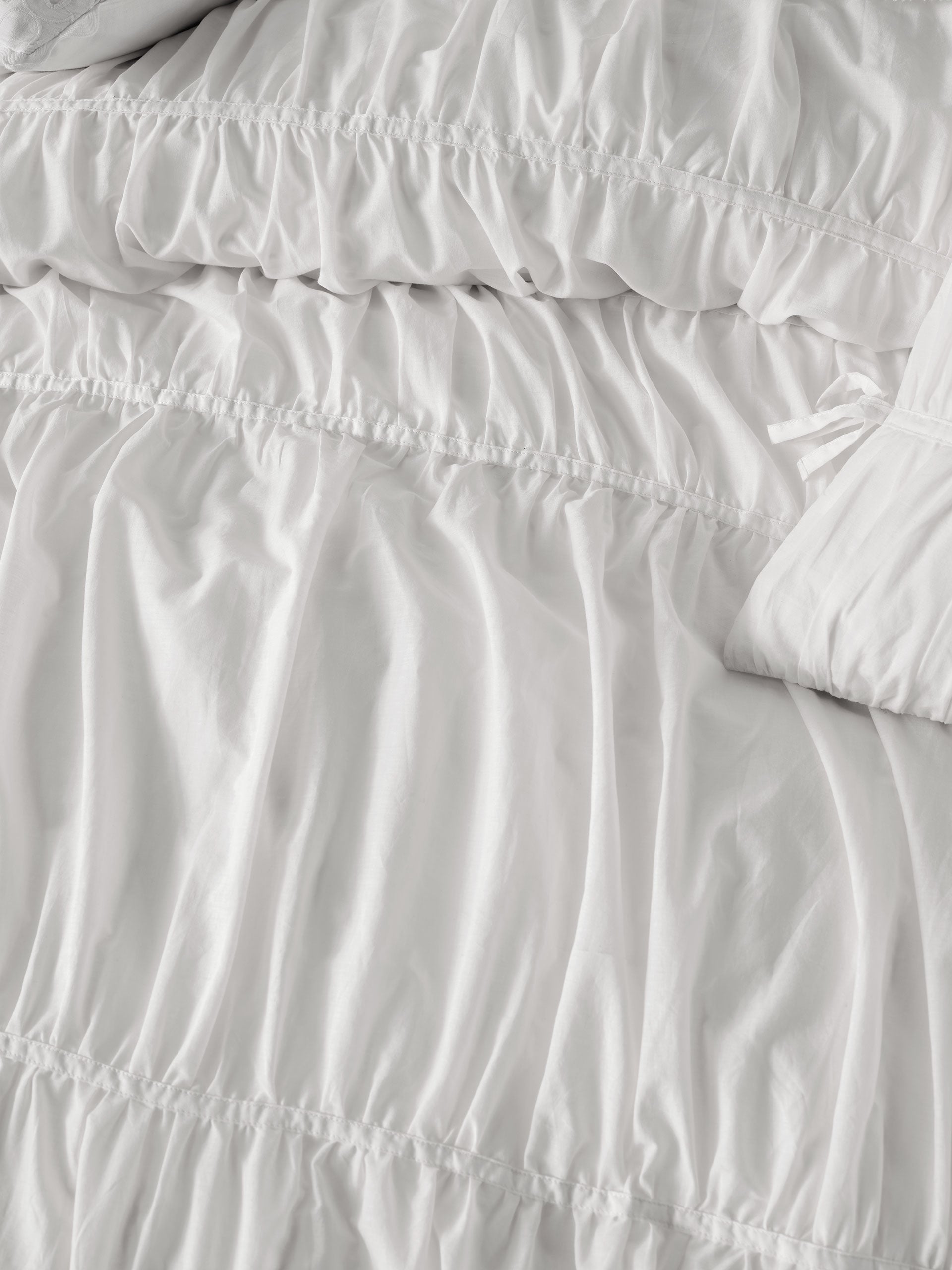 Layla White Cushion 48x48cm