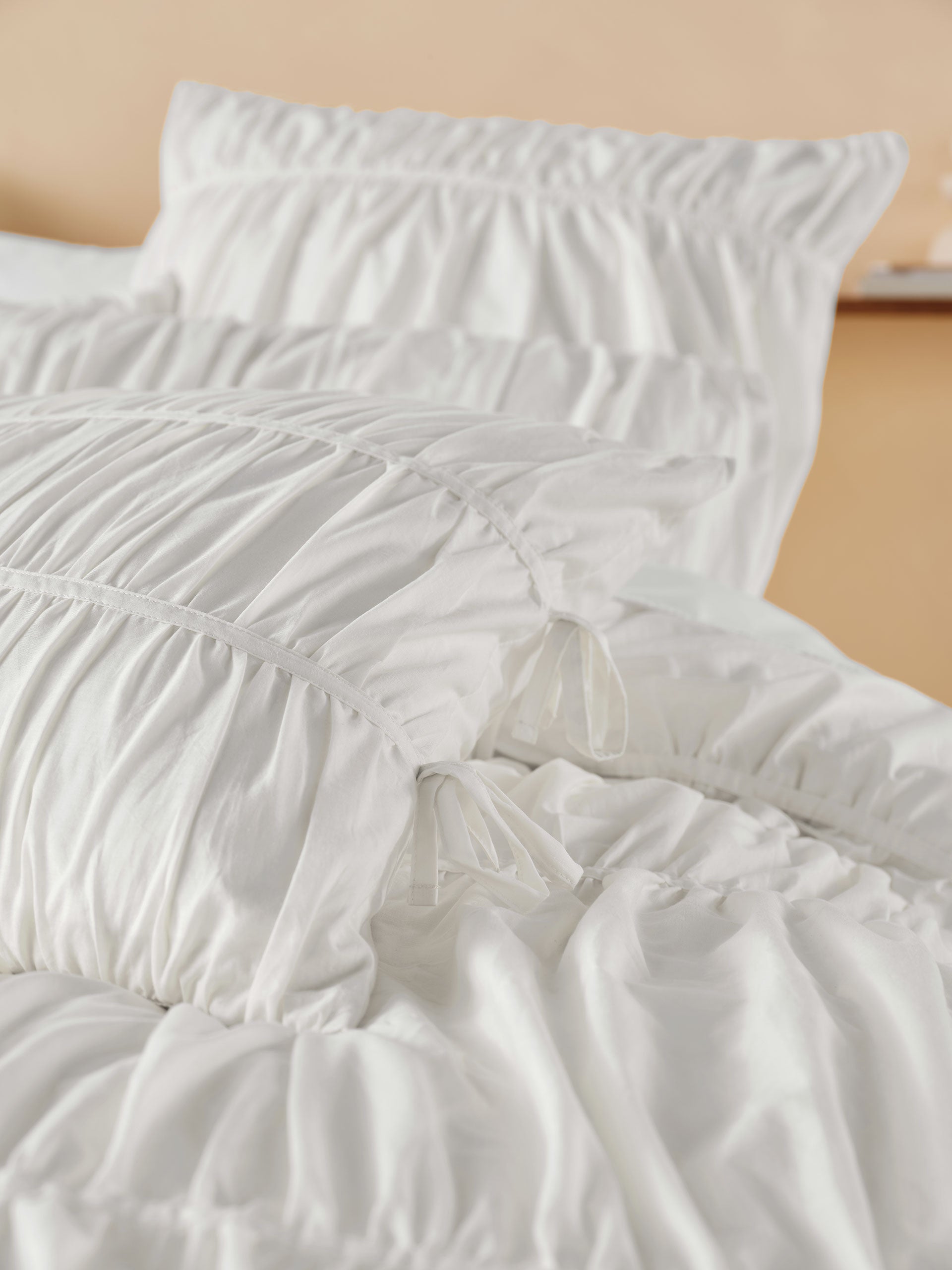Layla White Quilt Cover Set