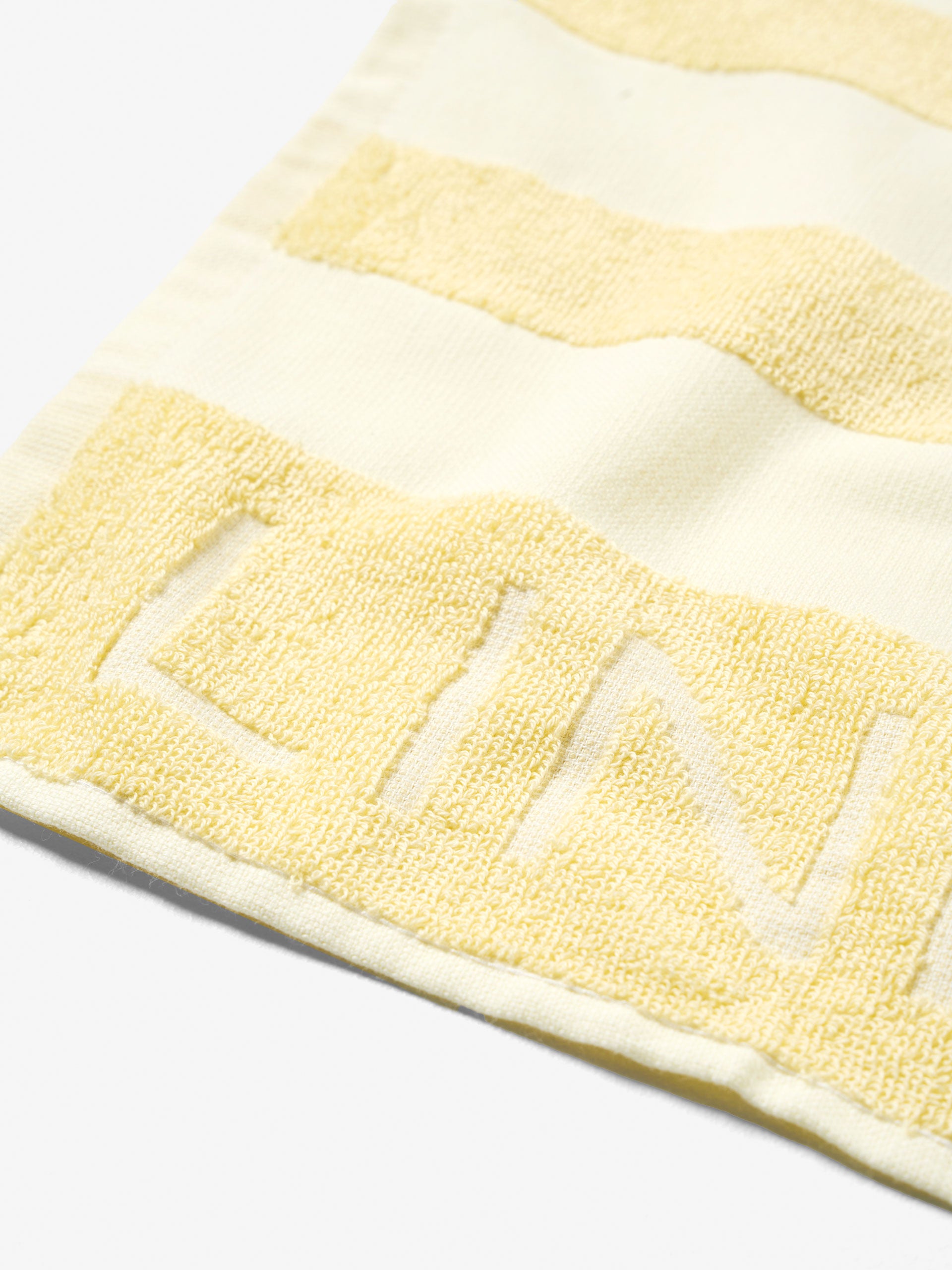 Logo Butter Stripe Tea Towel