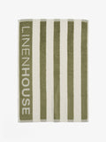 Logo Khaki Stripe Tea Towel