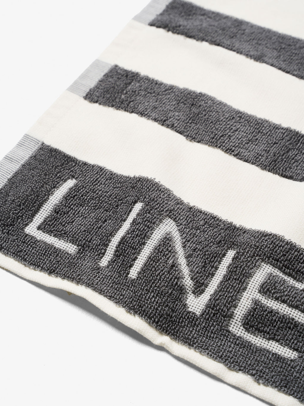 Logo Steel Stripe Tea Towel