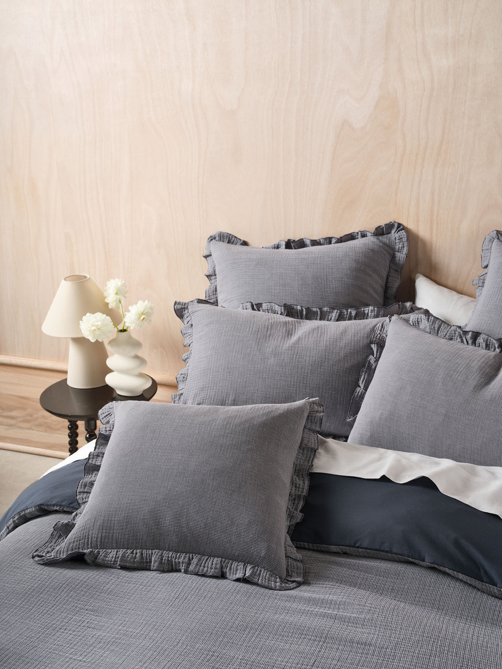 Lucy Navy Quilt Cover Set