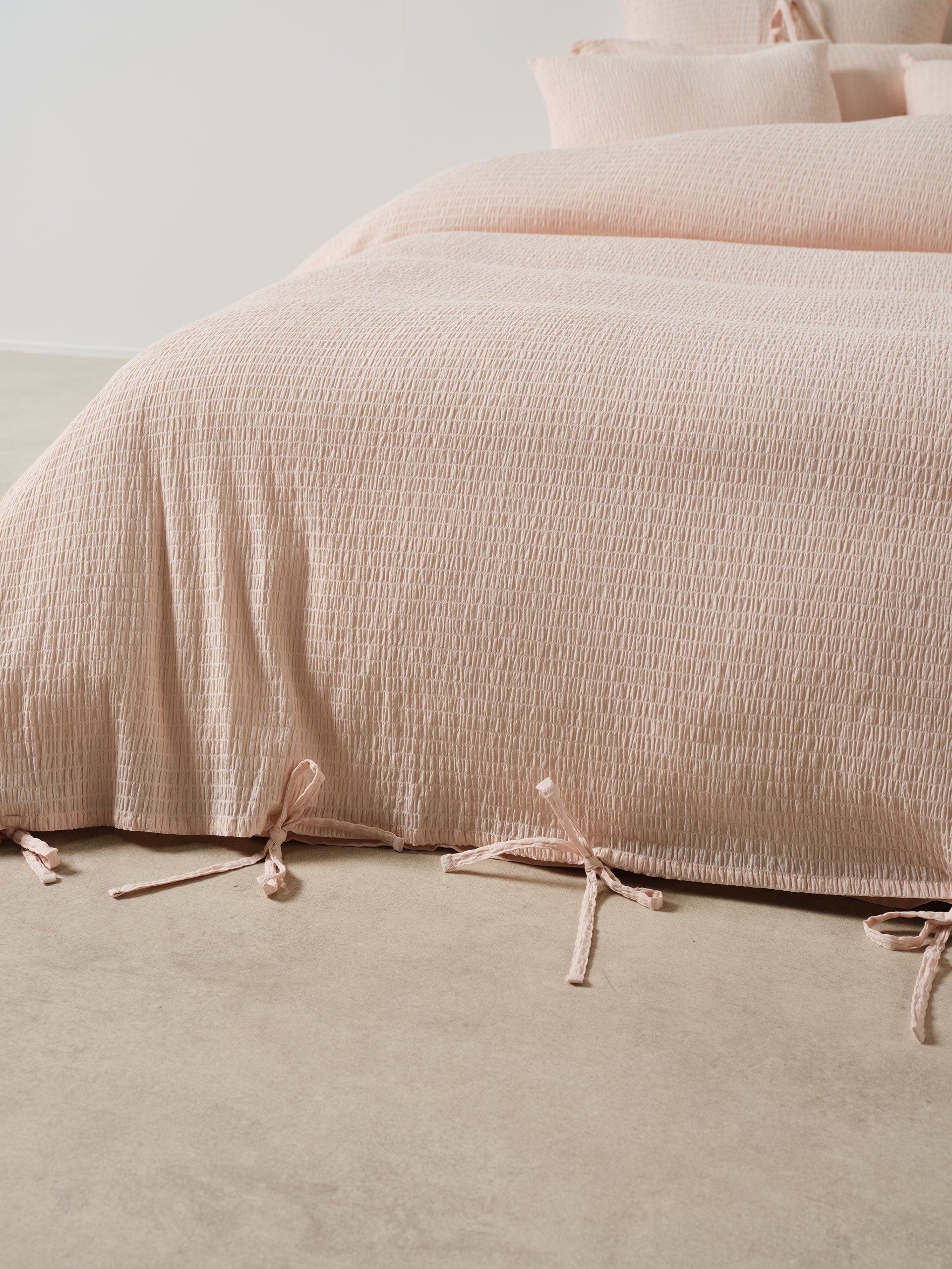 Manon Blush Quilt Cover Set