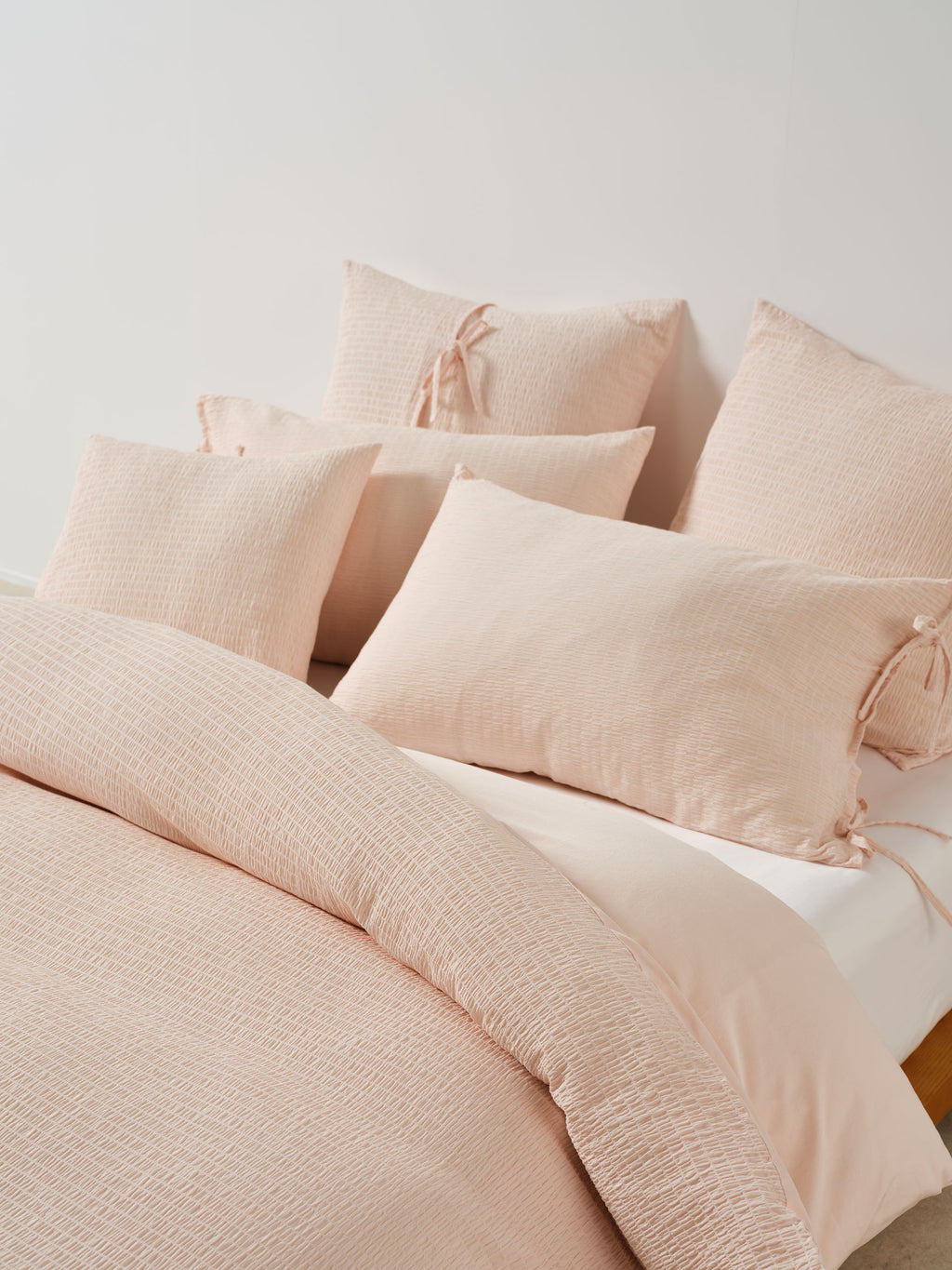 Manon Blush Quilt Cover Set