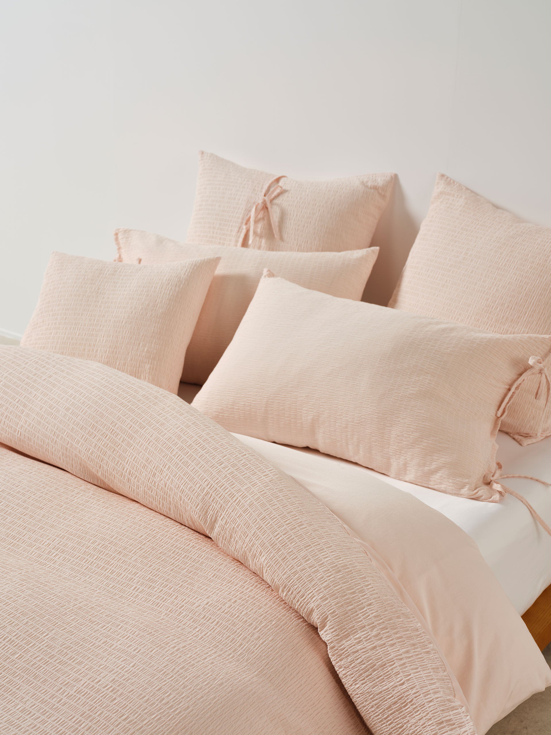 Manon Blush Quilt Cover Set