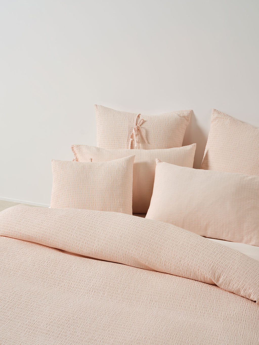 Manon Blush Quilt Cover Set