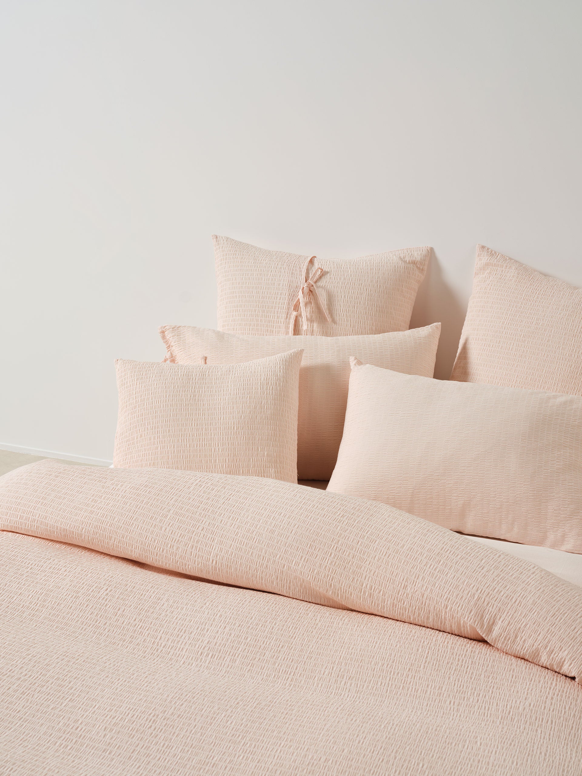 Manon Blush Quilt Cover Set