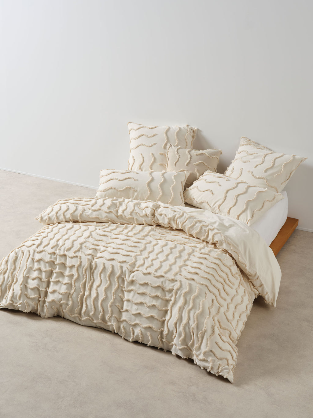 Metung Latte Quilt Cover Set