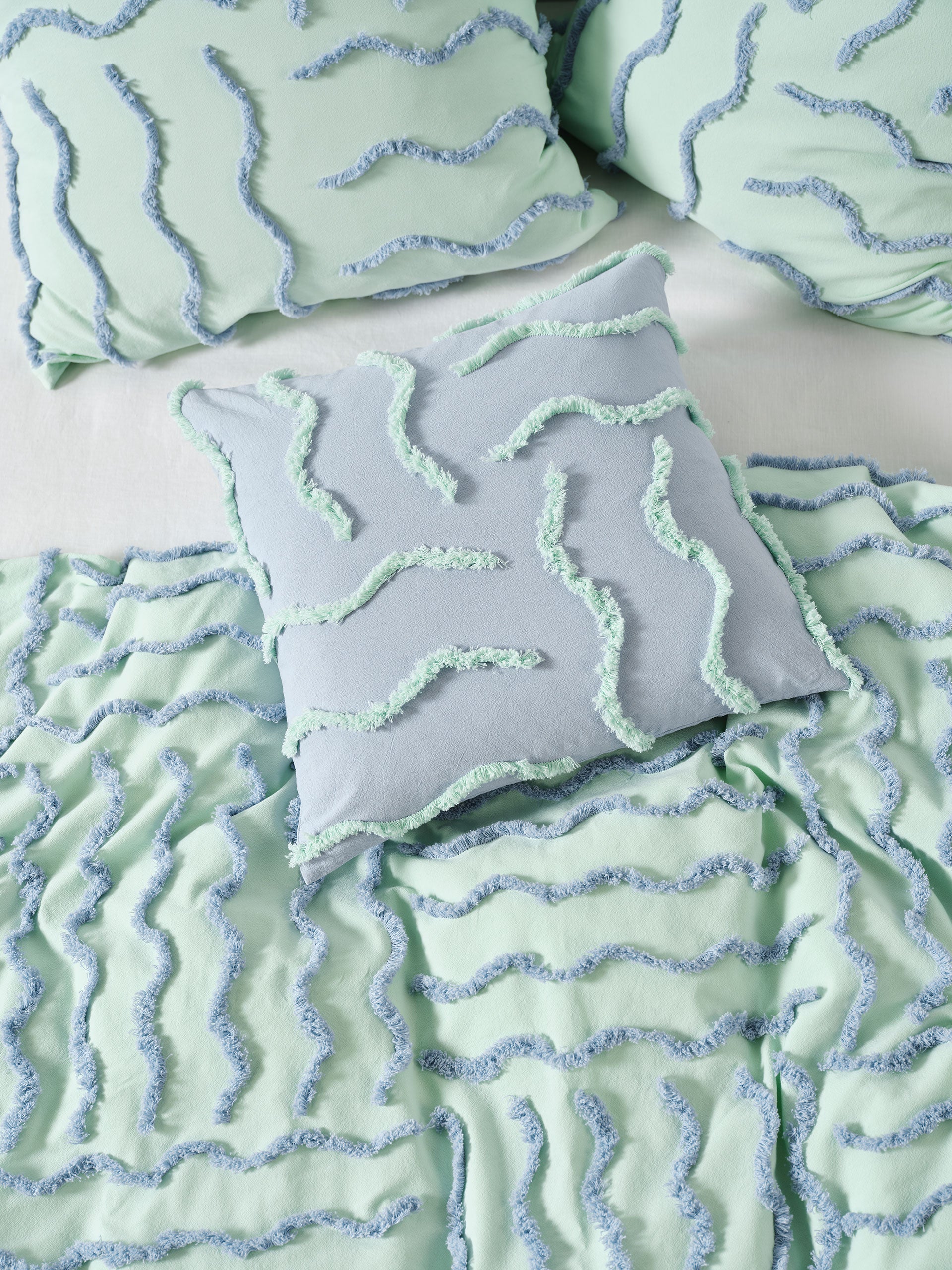 Metung Mint Cushion 48x48cm