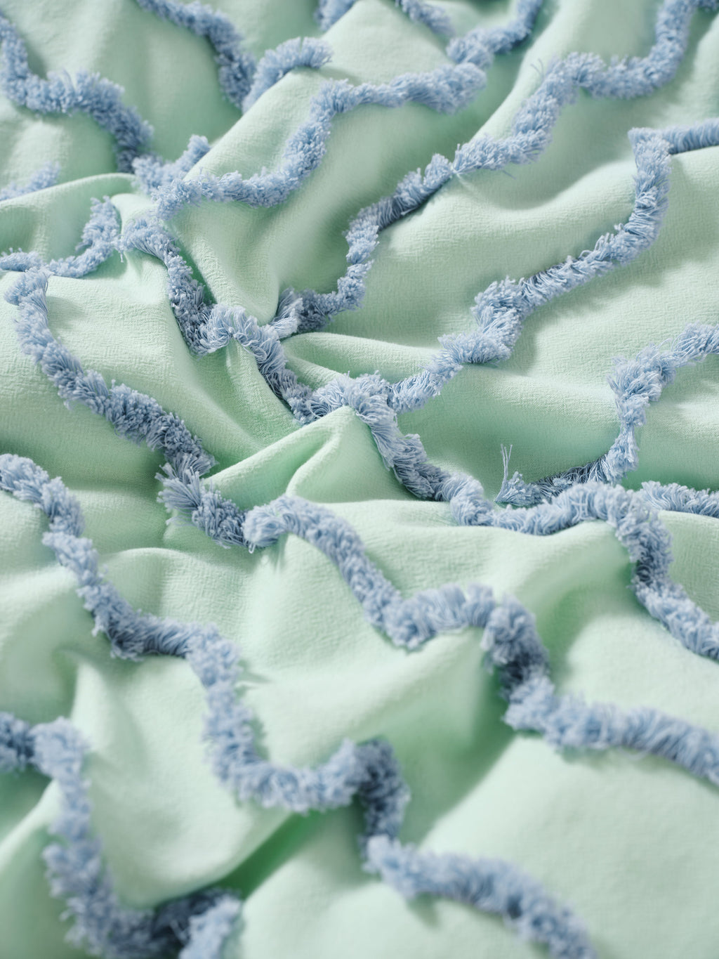 Metung Mint Quilt Cover Set