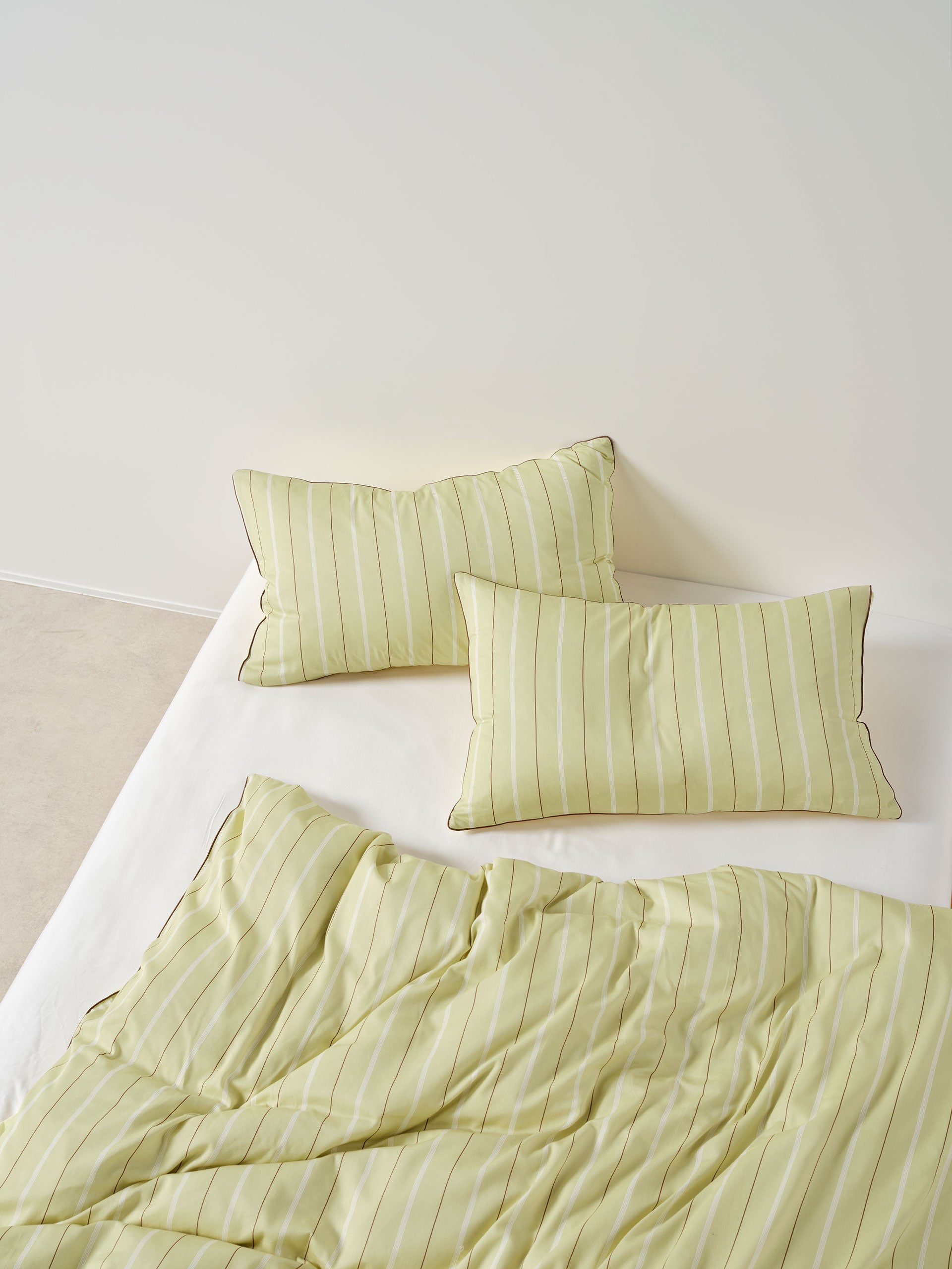 Monday Stripe Pear Quilt Cover Set
