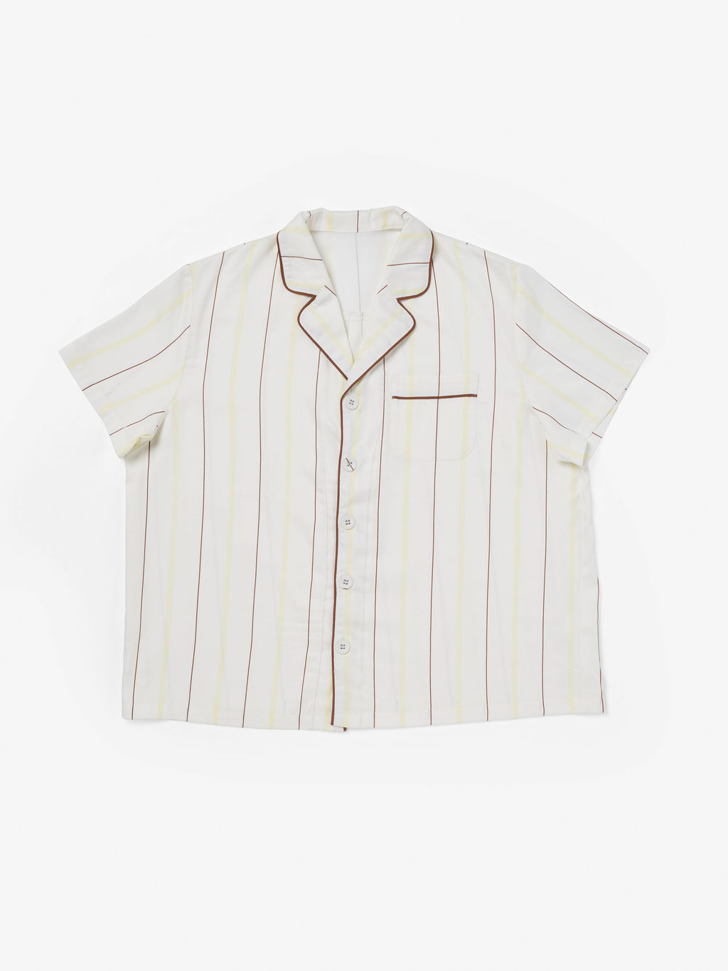 Monday Stripe White Pyjama Set
