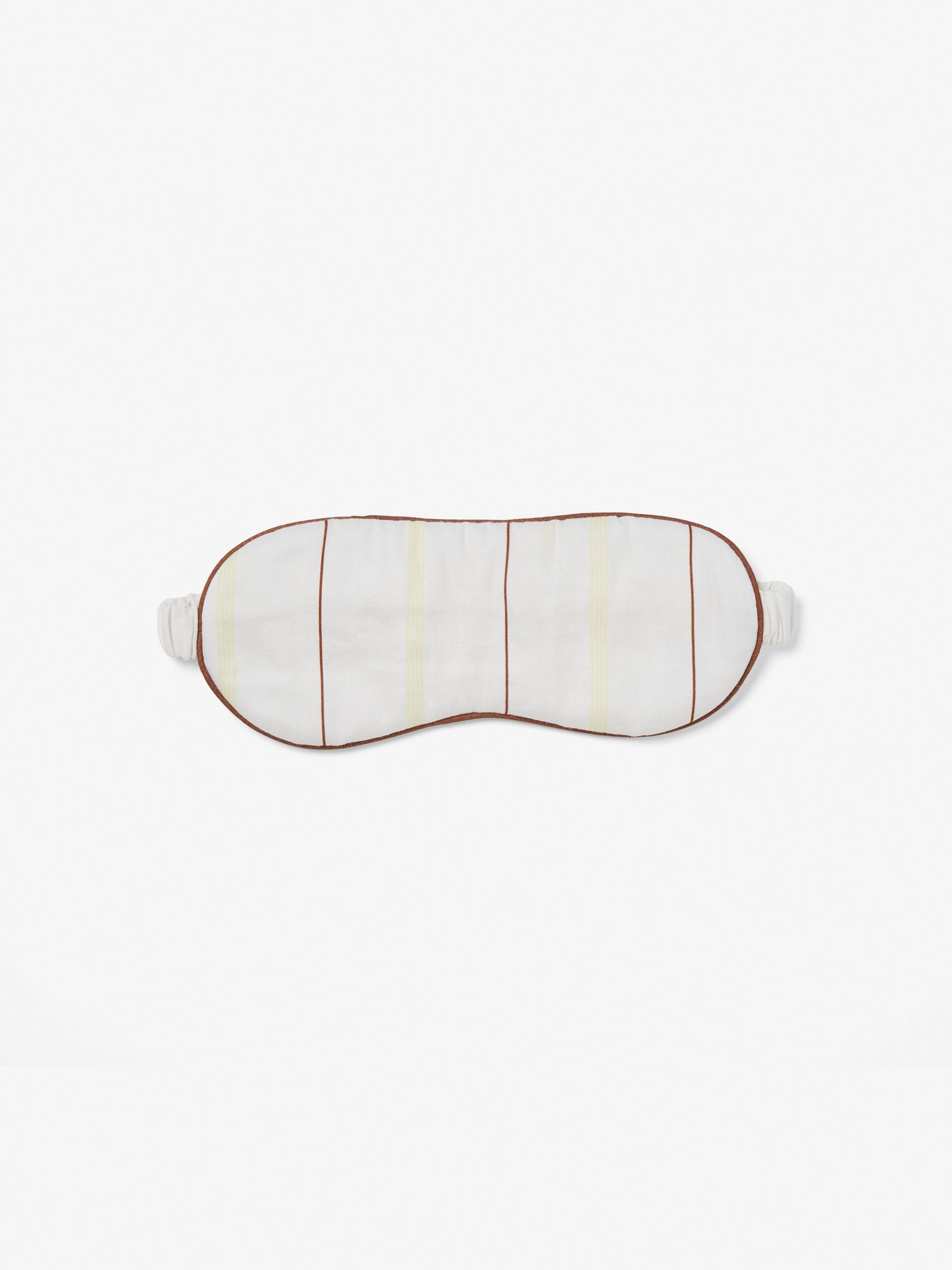 Monday Stripe White Sleep Mask