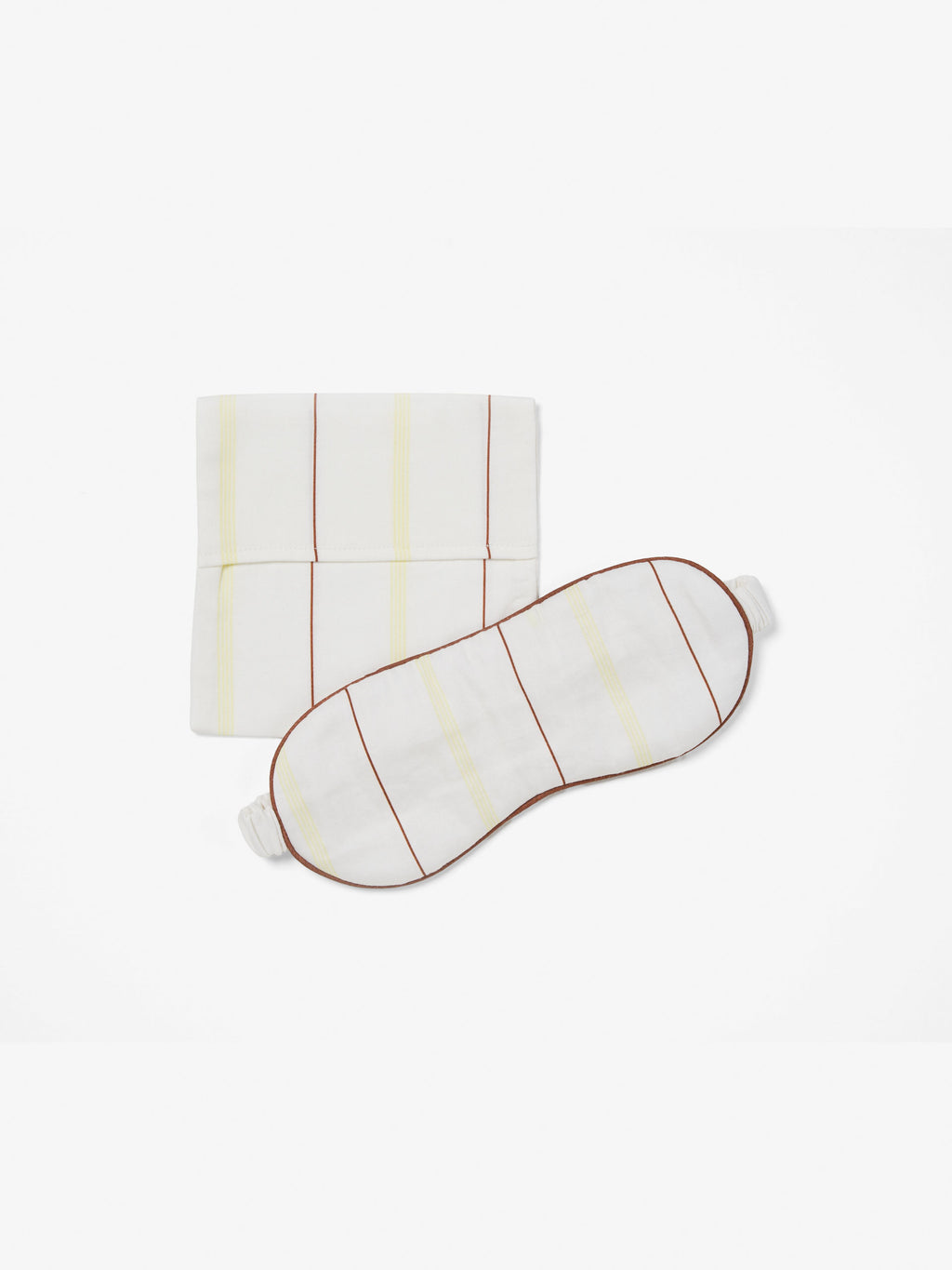 Monday Stripe White Sleep Mask