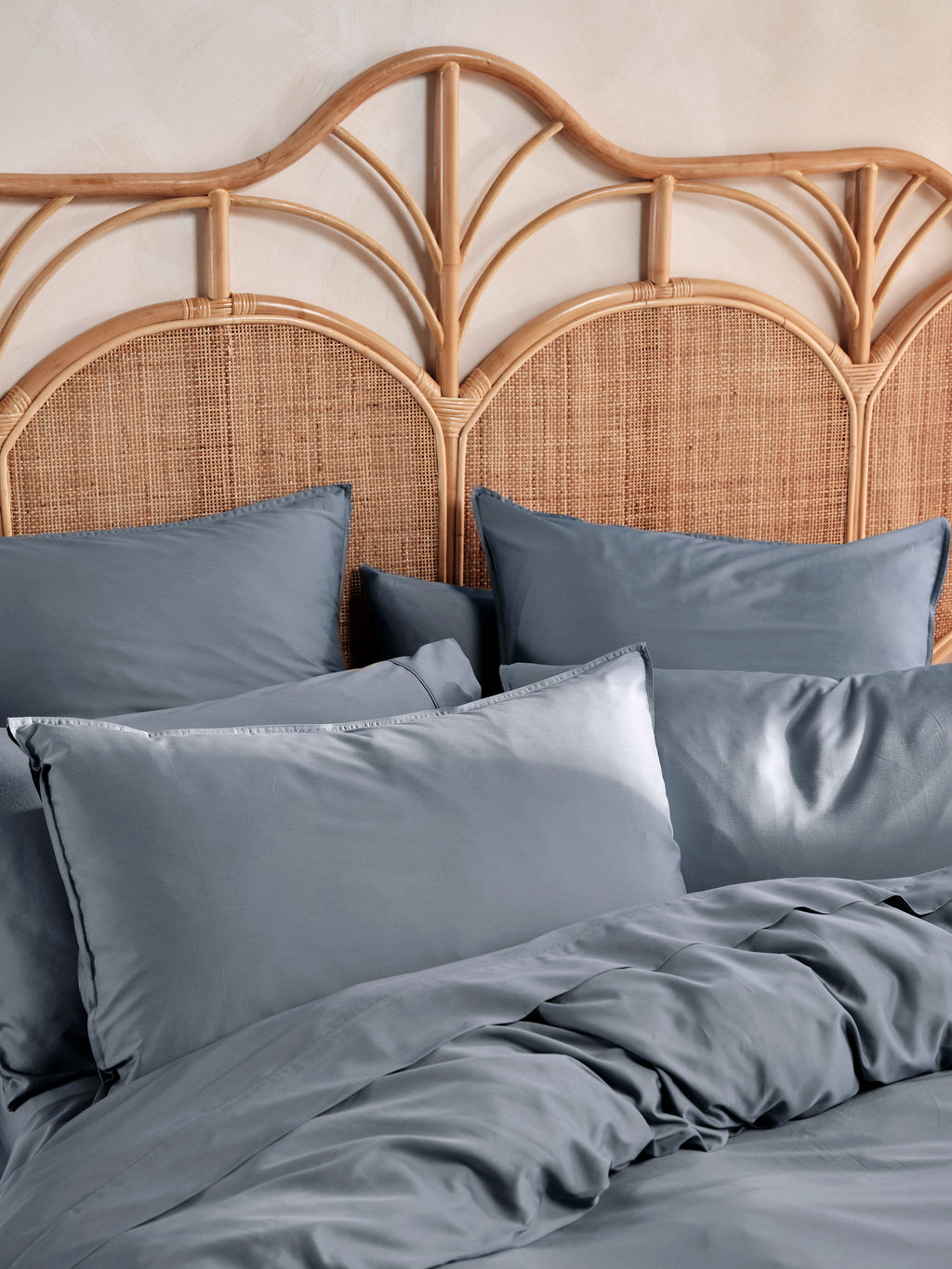 Nara Bluestone Quilt Cover Set