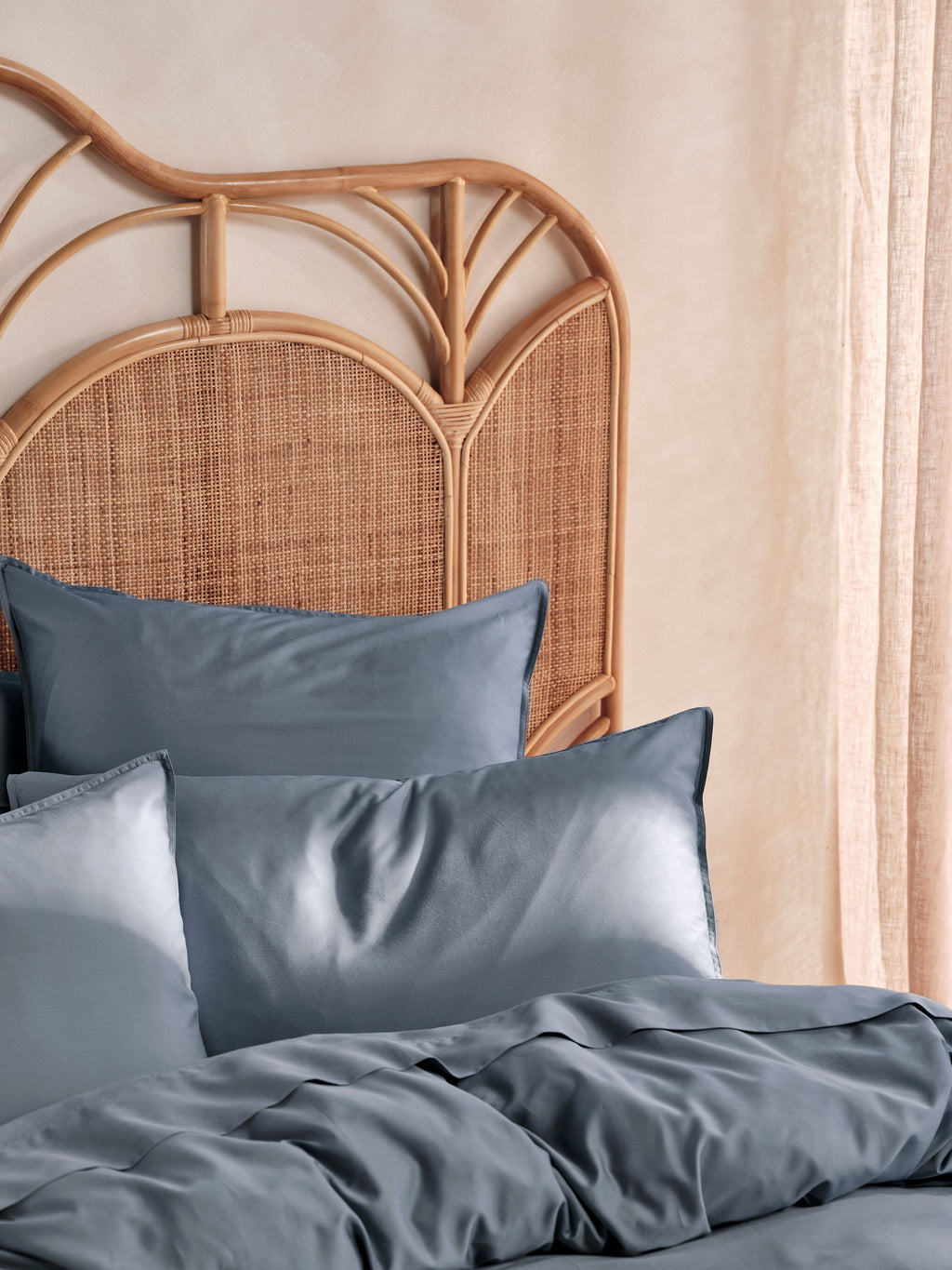 Nara Bluestone Quilt Cover Set