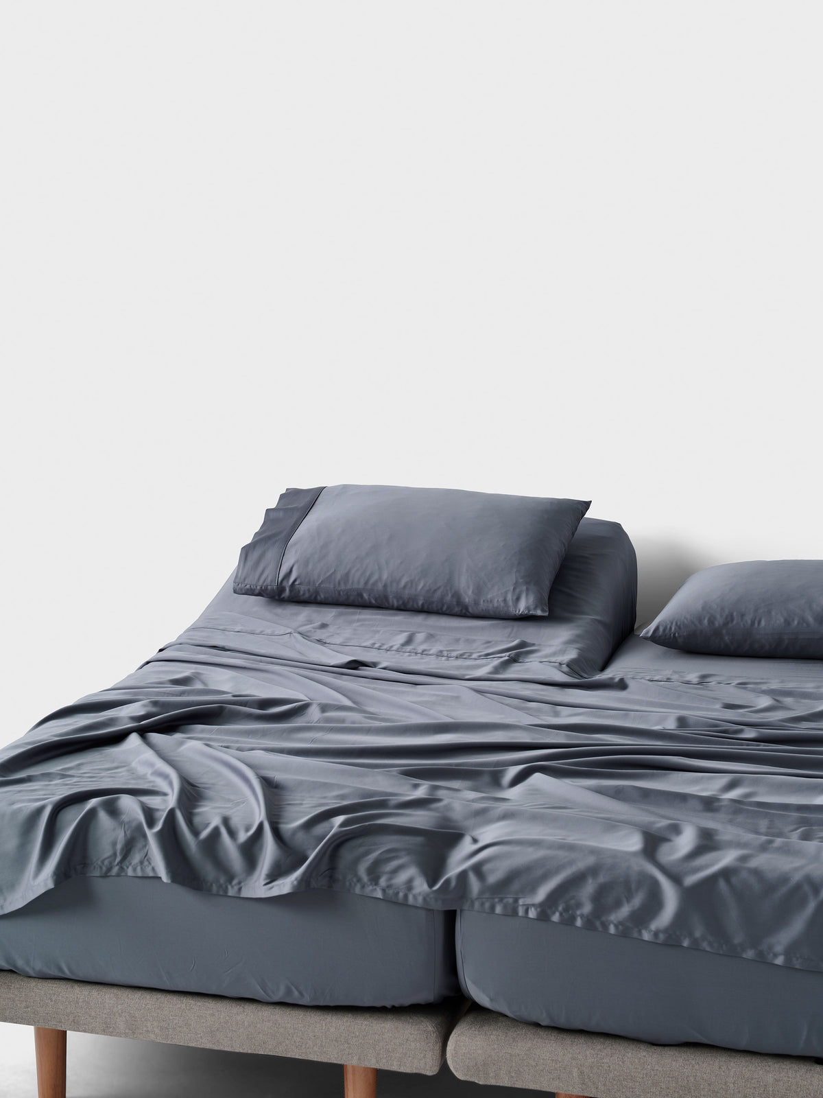 Nara Split King Sheet Set | Blue