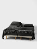 Nara Split King Sheet Set | Charcoal
