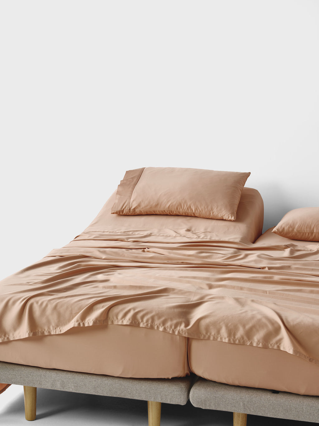 Nara Split King Sheet Set | Orange