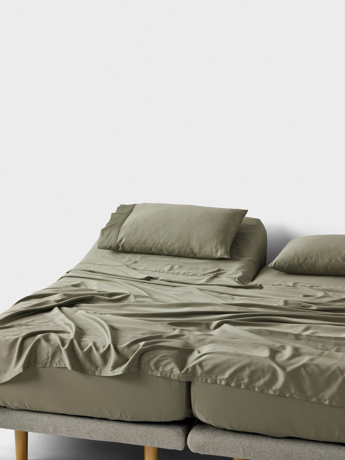 Nara Split King Sheet Set | Orange