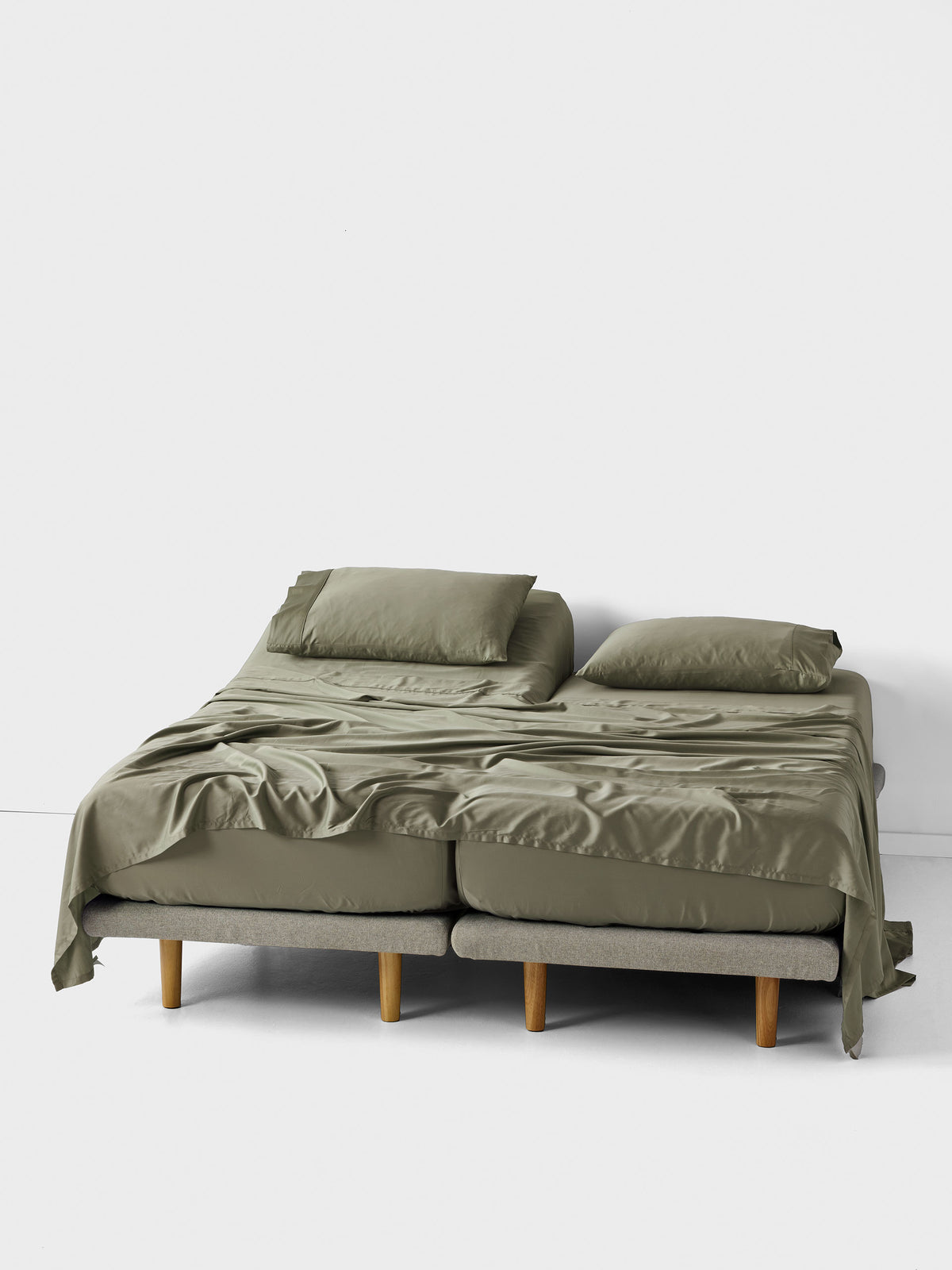 Nara Split King Sheet Set | Orange