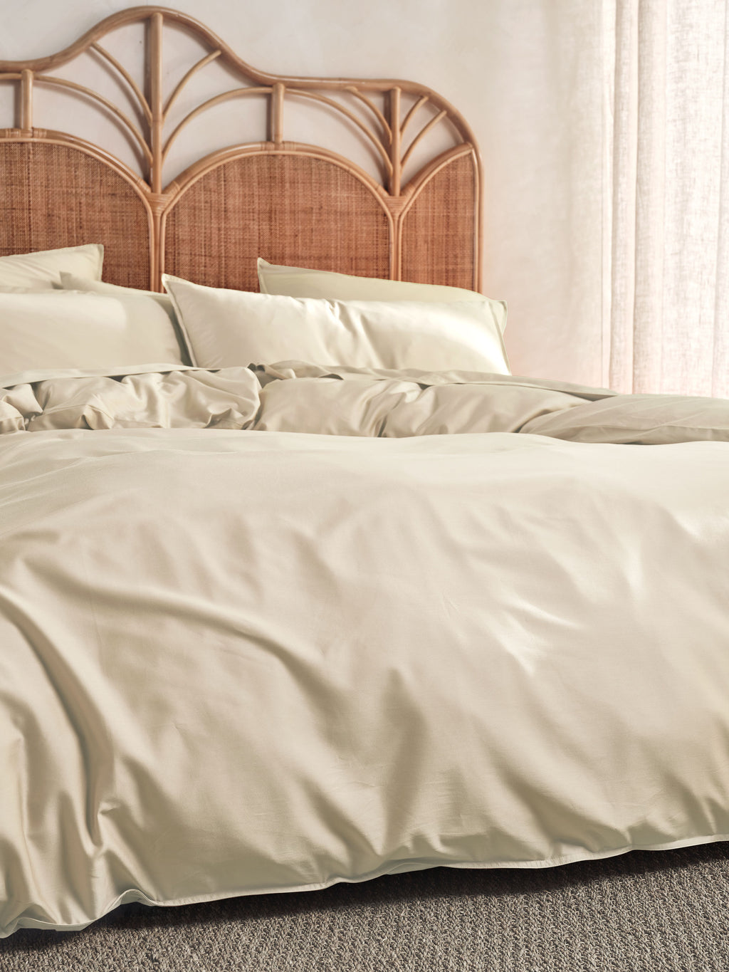 Nara Natural Quilt Cover Set