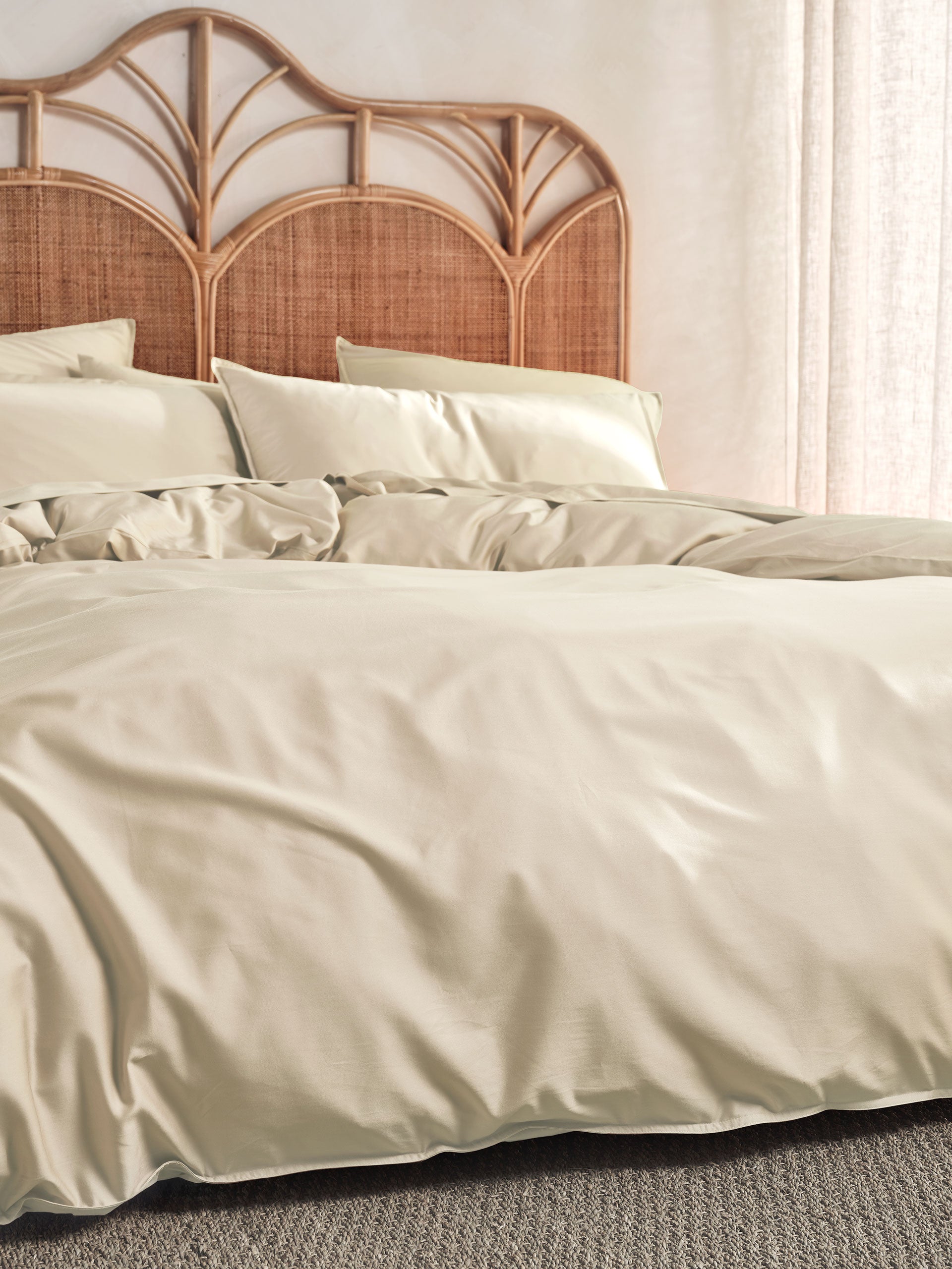 Nara Natural Quilt Cover Set
