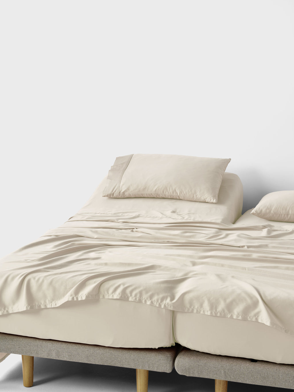 Nara Split King Sheet Set | Orange