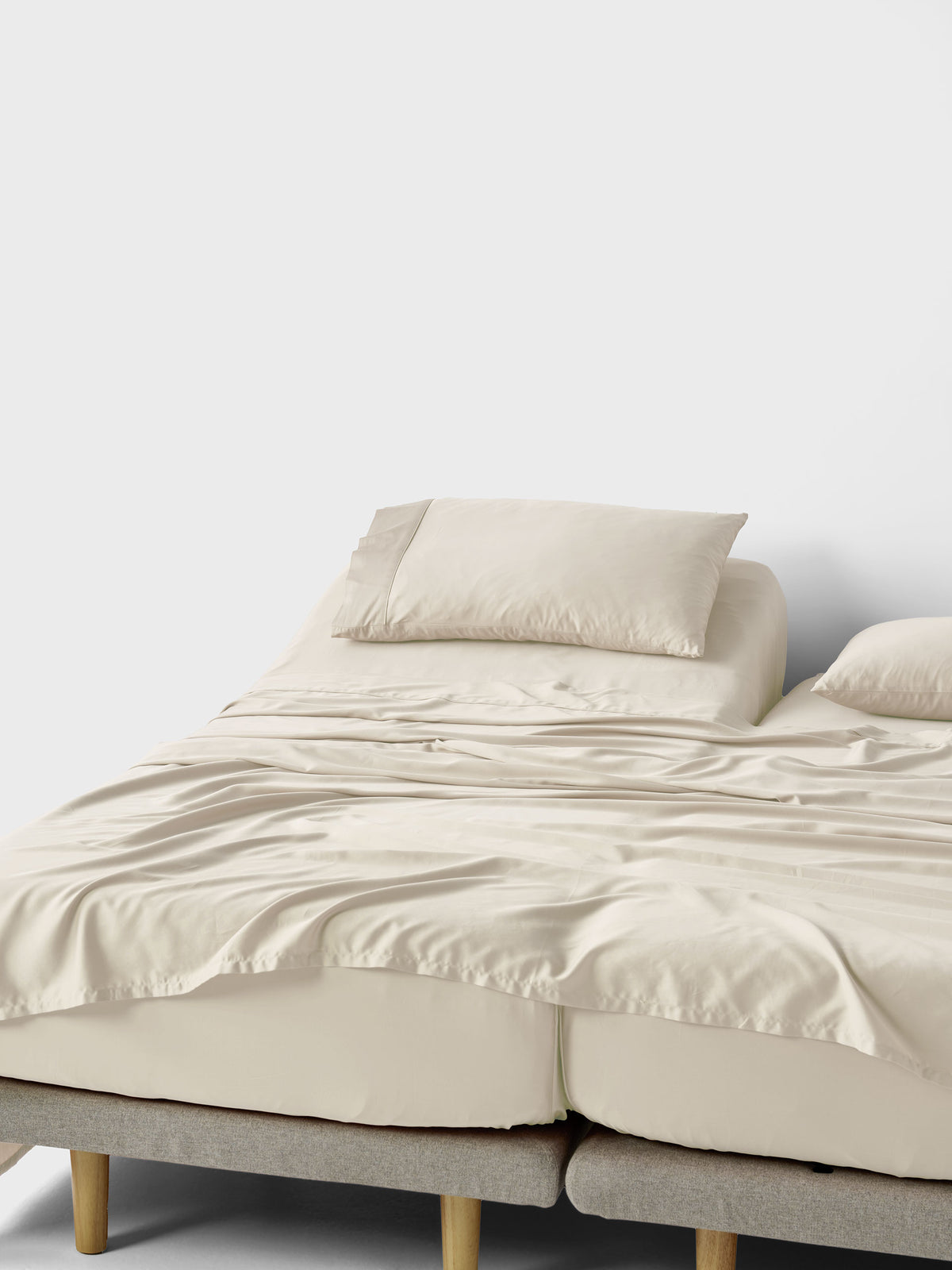 Nara Split King Sheet Set | Orange