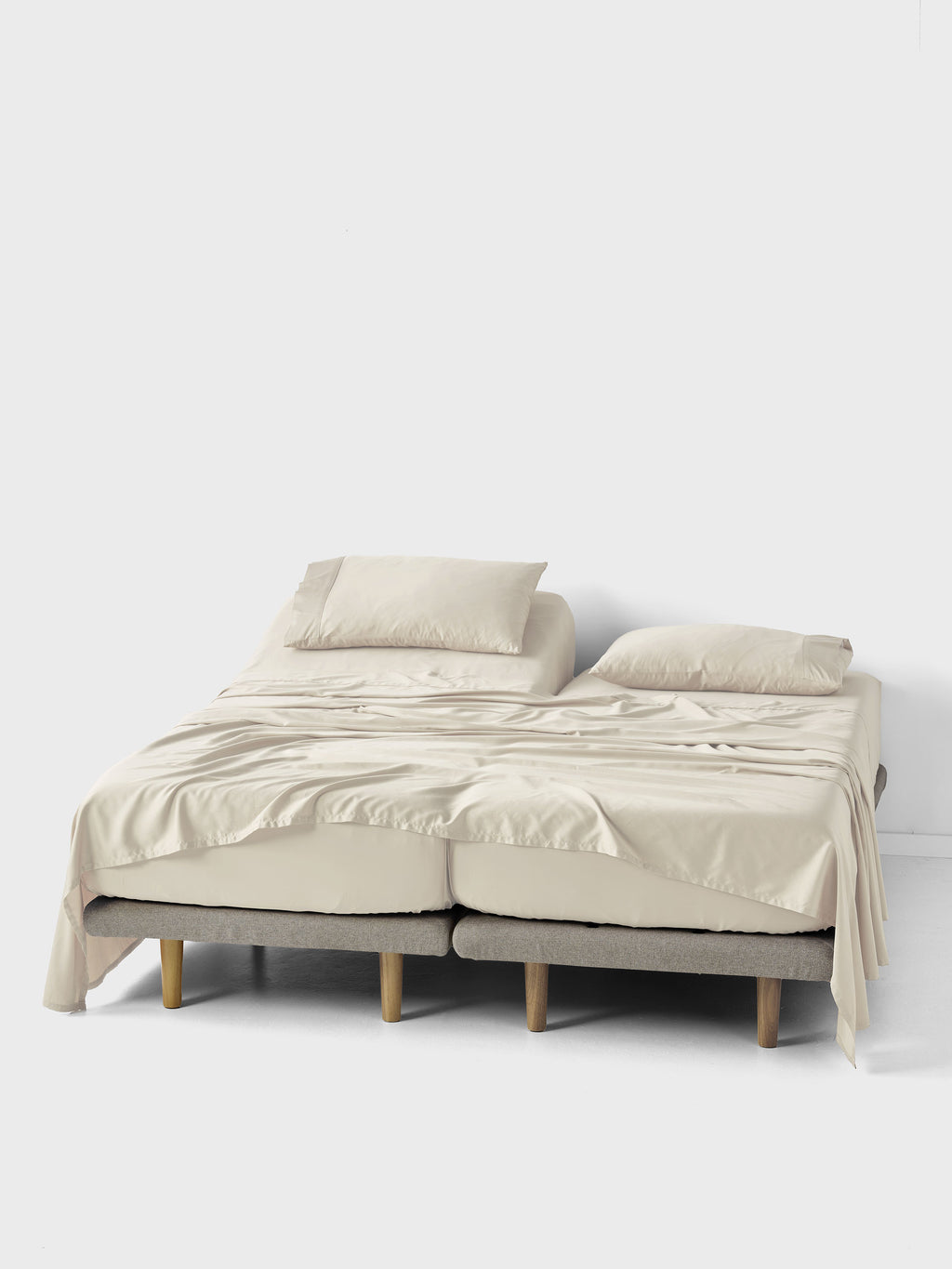 Nara Split King Sheet Set | Orange