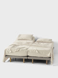 Nara Split King Sheet Set | Orange