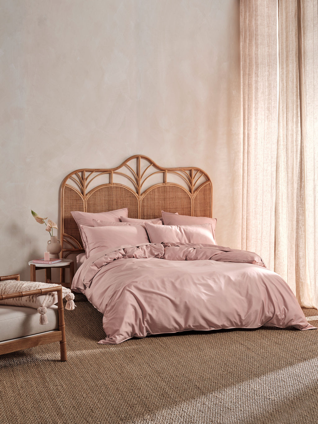 Nara Rose Quilt Cover Set