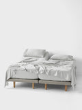 Nara Split King Sheet Set | Grey