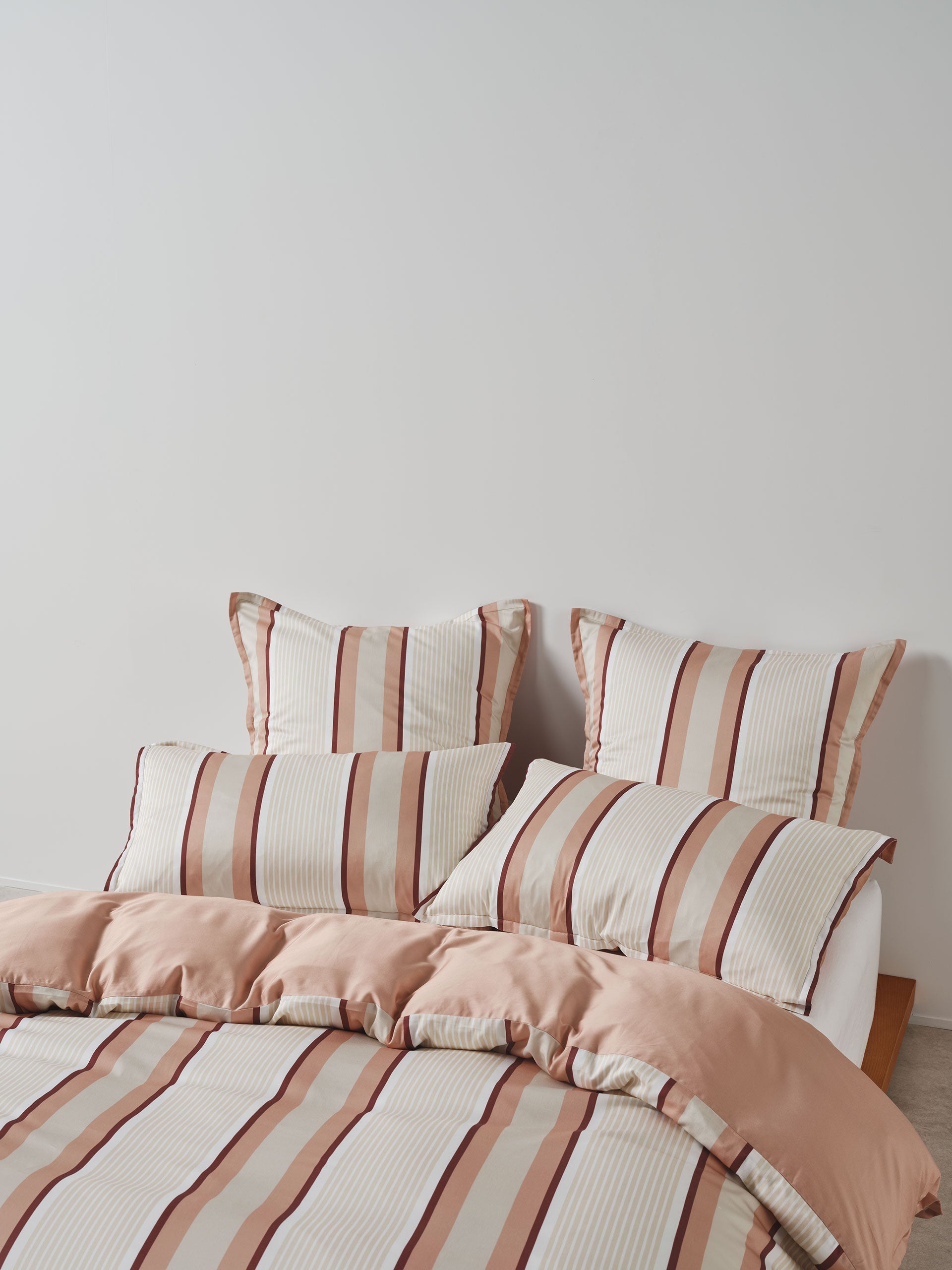 Nara Stripe Clay European Pillowcase