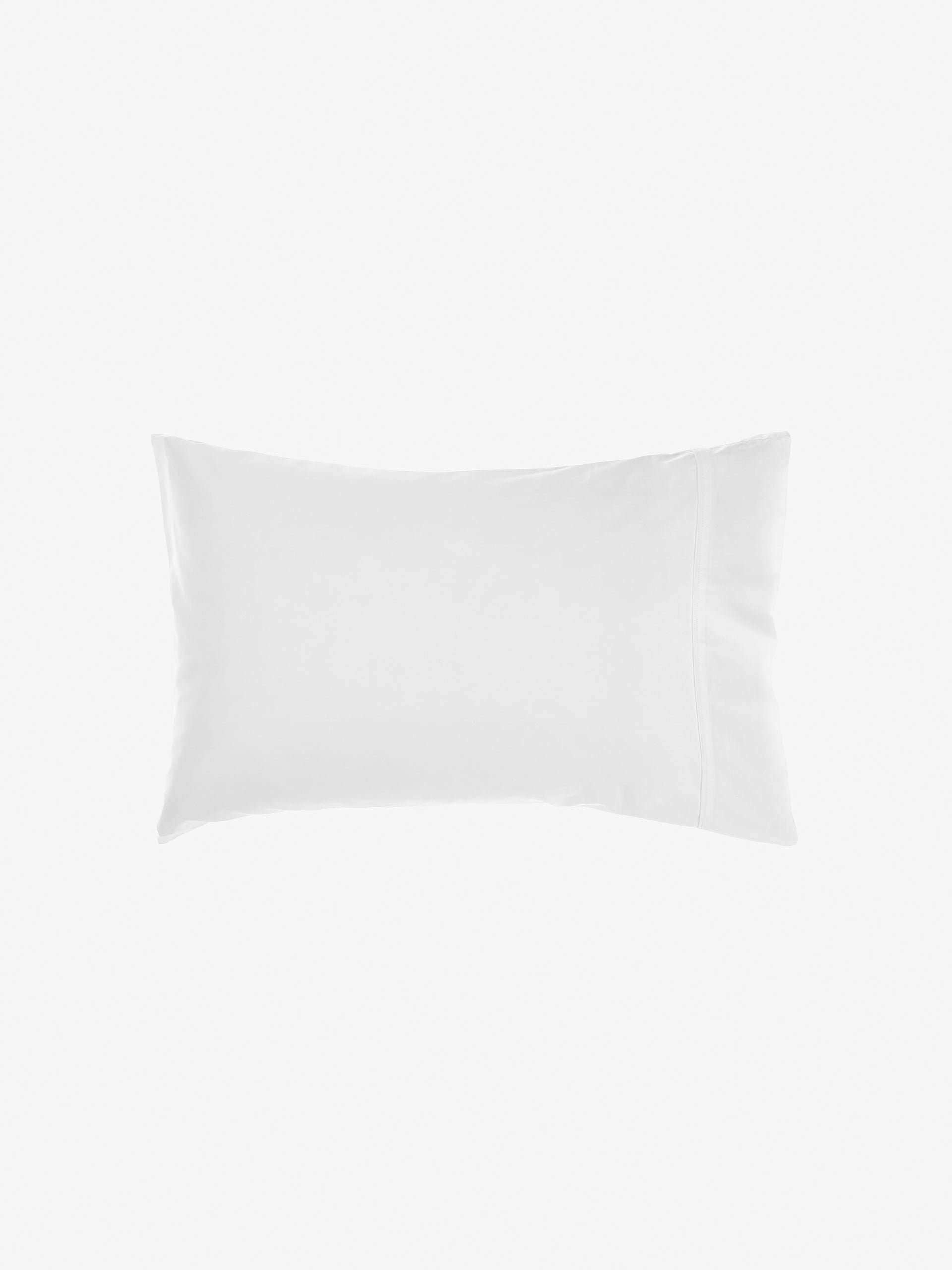 Nara White Standard Pillowcase