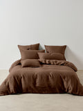 Nimes Chocolate Quilt Cover Set