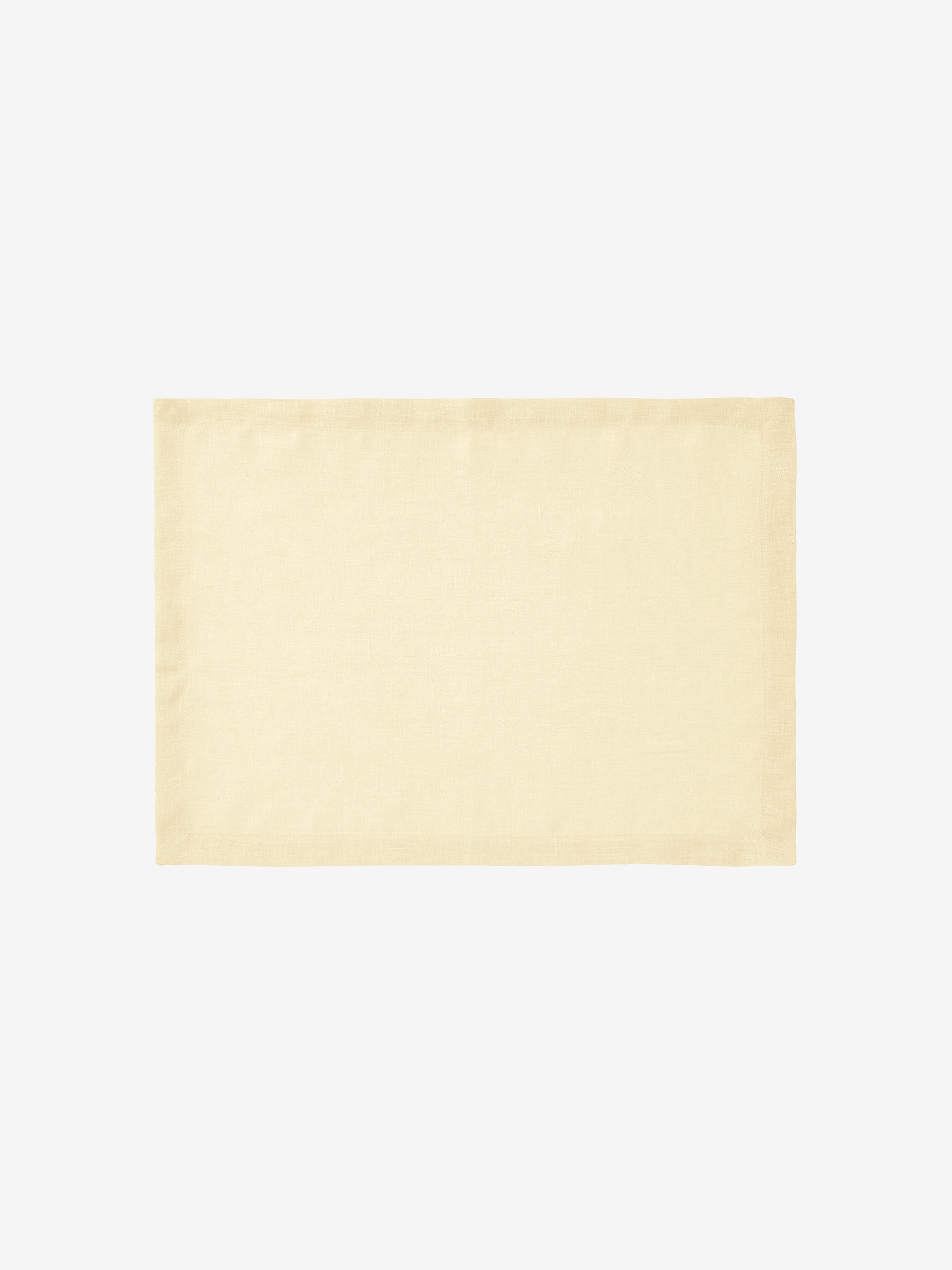Nimes Lemon Linen Placemat