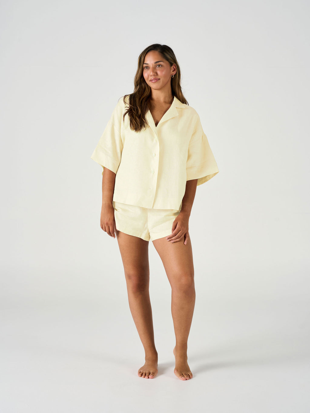 Nimes Lemon Shorts