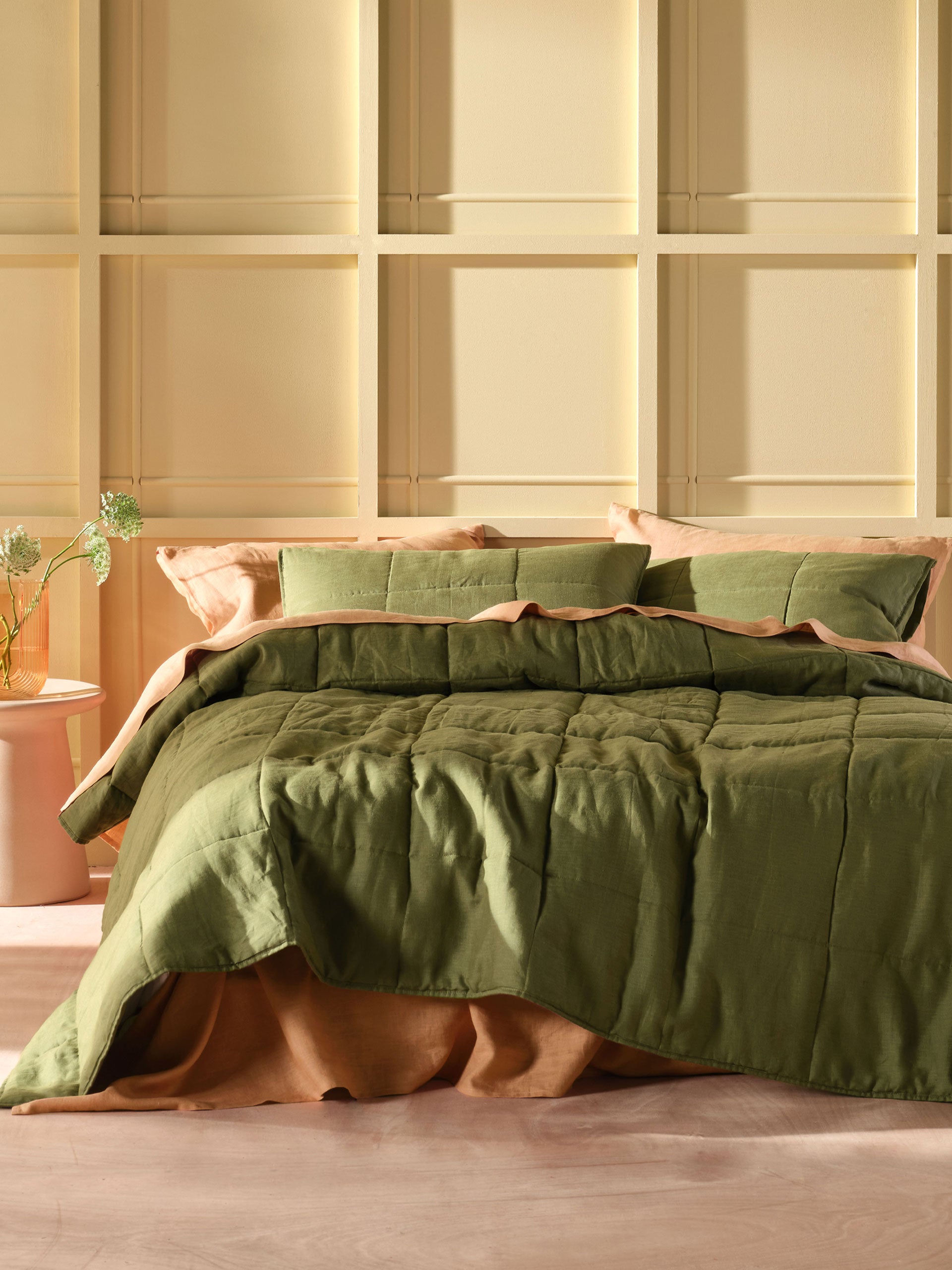 Nimes Moss Coverlet