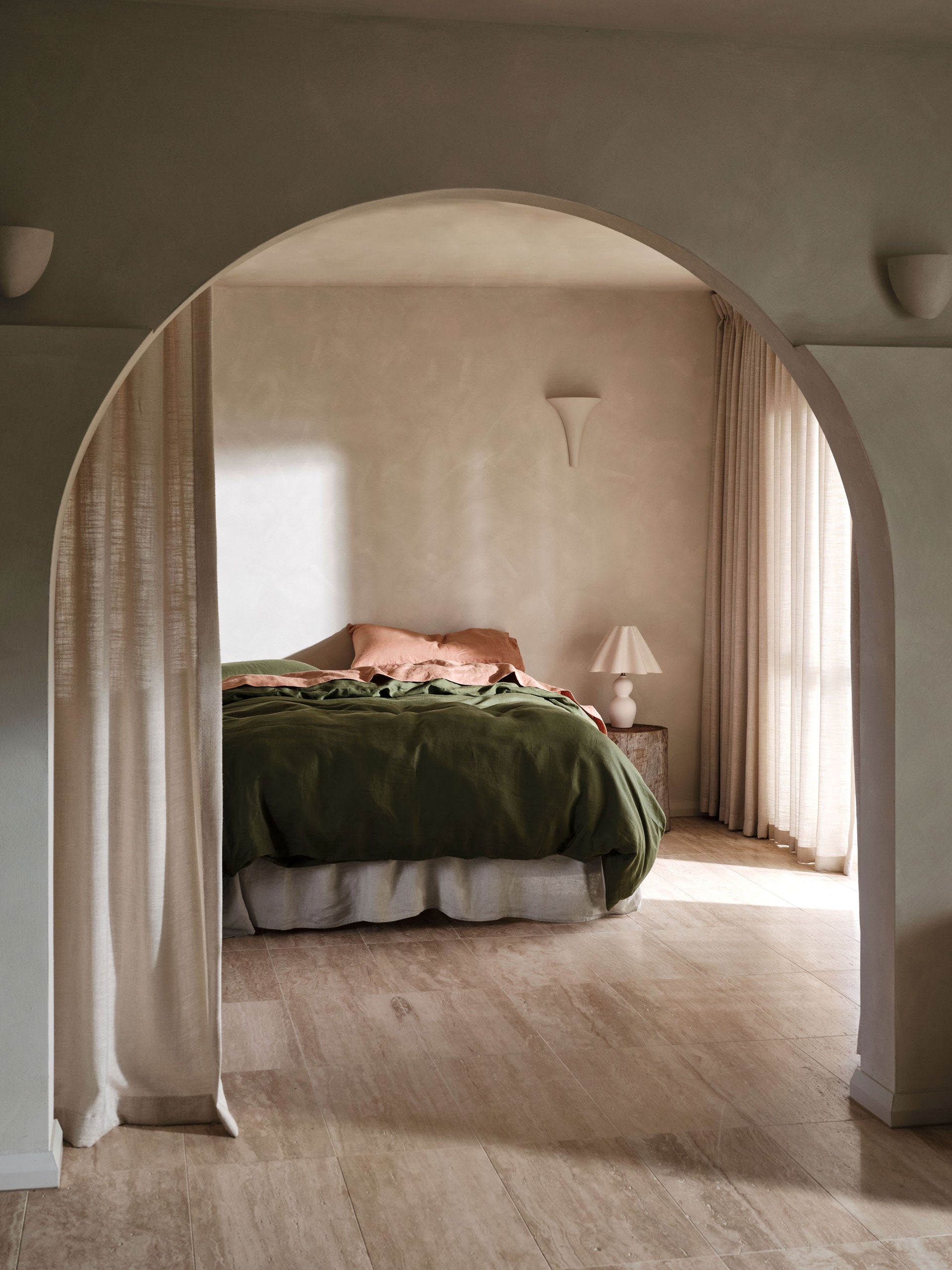 Nimes Moss Quilt Cover Set