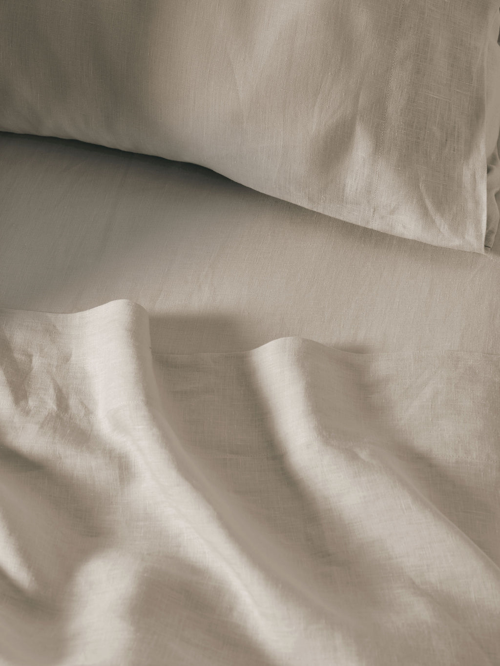 Nimes Natural Linen Flat Sheet