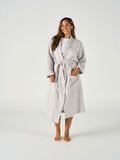 Nimes Pale Grey Linen Robe