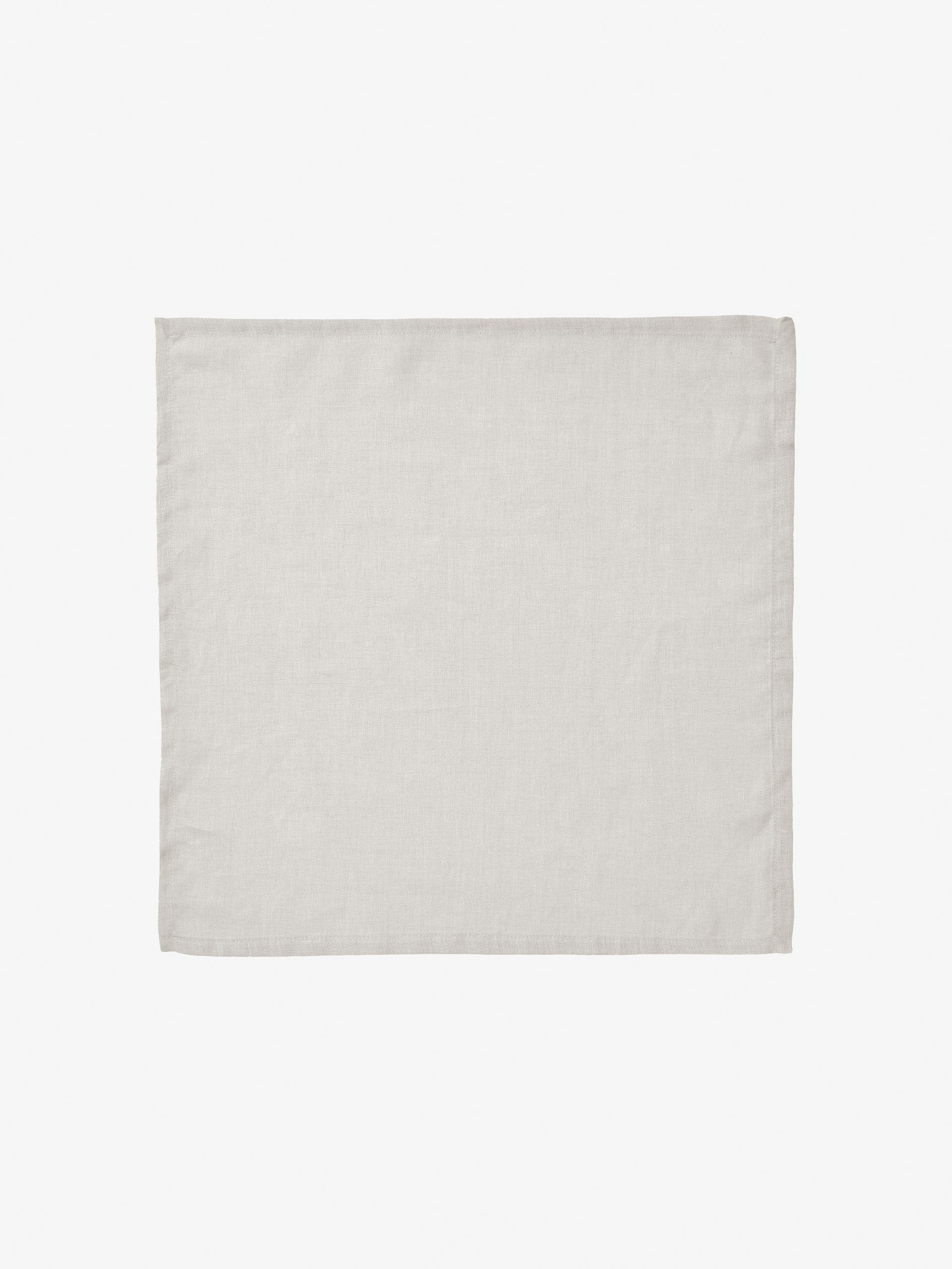 Nimes Pale Grey 4-Piece Napkin Set