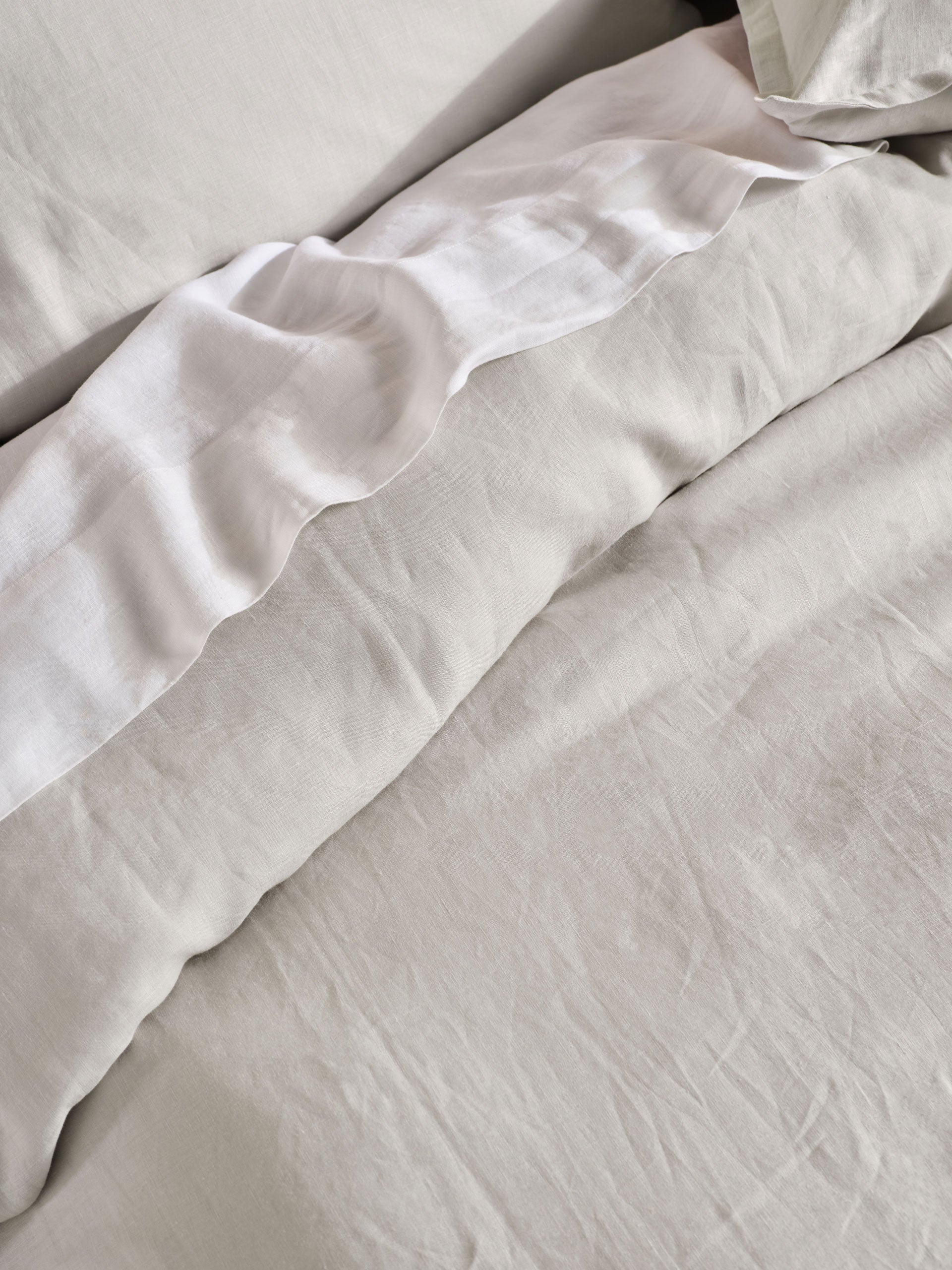 Nimes Pale Grey Quilt Cover Set