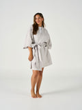 Nimes Pale Grey Short Robe