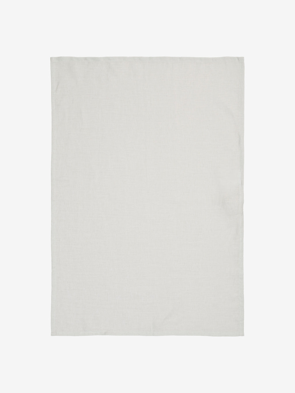 Nimes Pale Grey Linen Tea Towel